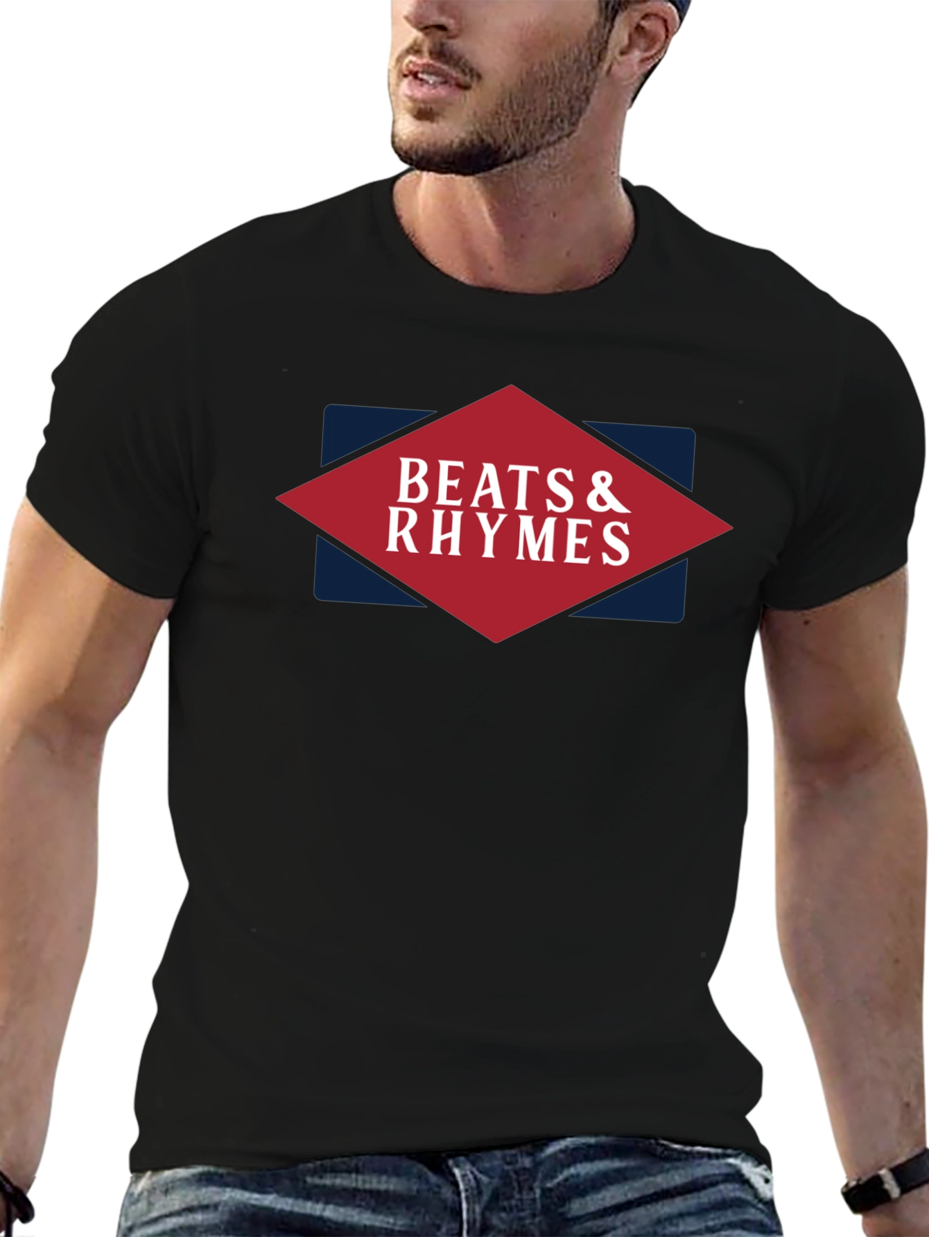 Beats & Rhymes Graphic Tee - Classic Black