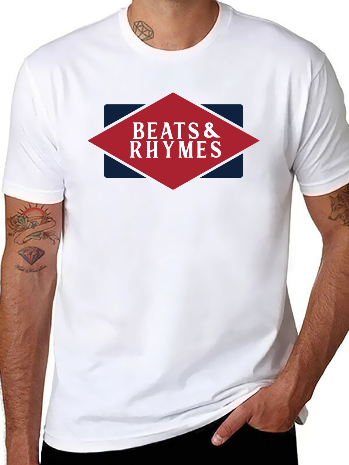 Beats & Rhymes Graphic Tee - Classic Black