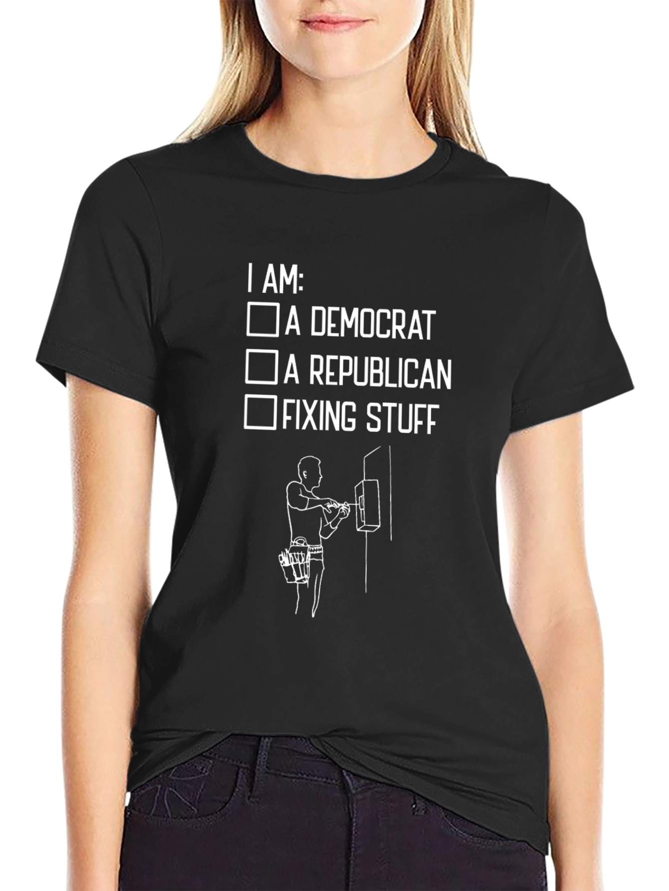 I am Fixing Stuff T-Shirt - Electrician Funny Tee