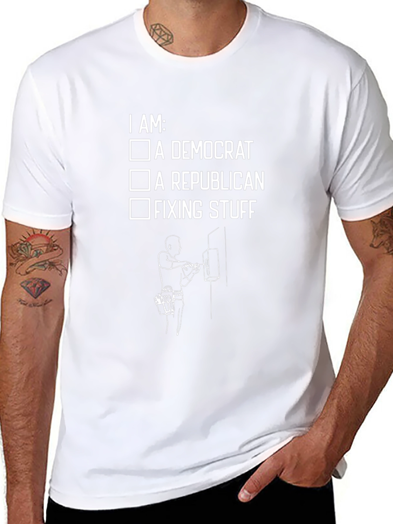 I am Fixing Stuff T-Shirt - Electrician Funny Tee