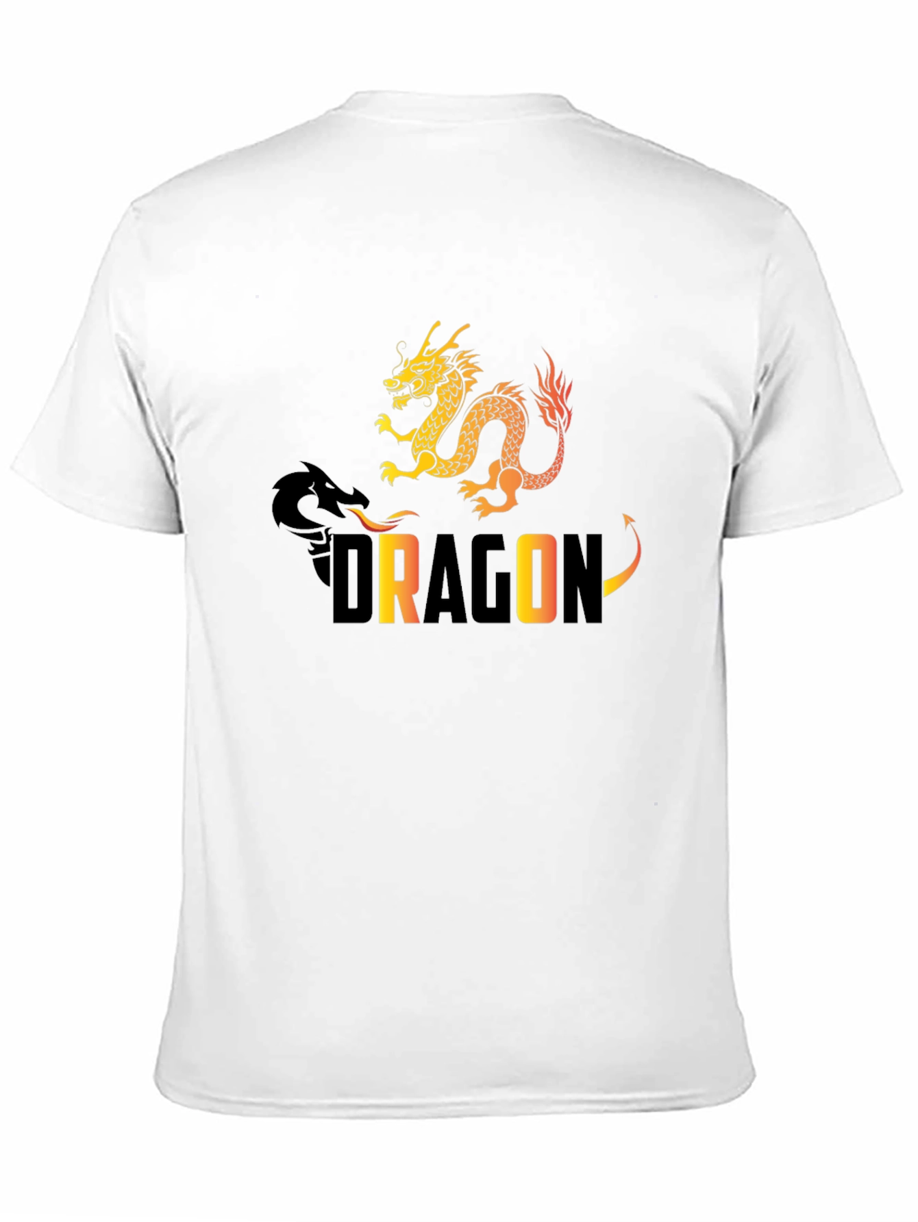 Dragon Graphic Tee - Stylish Black T-Shirt