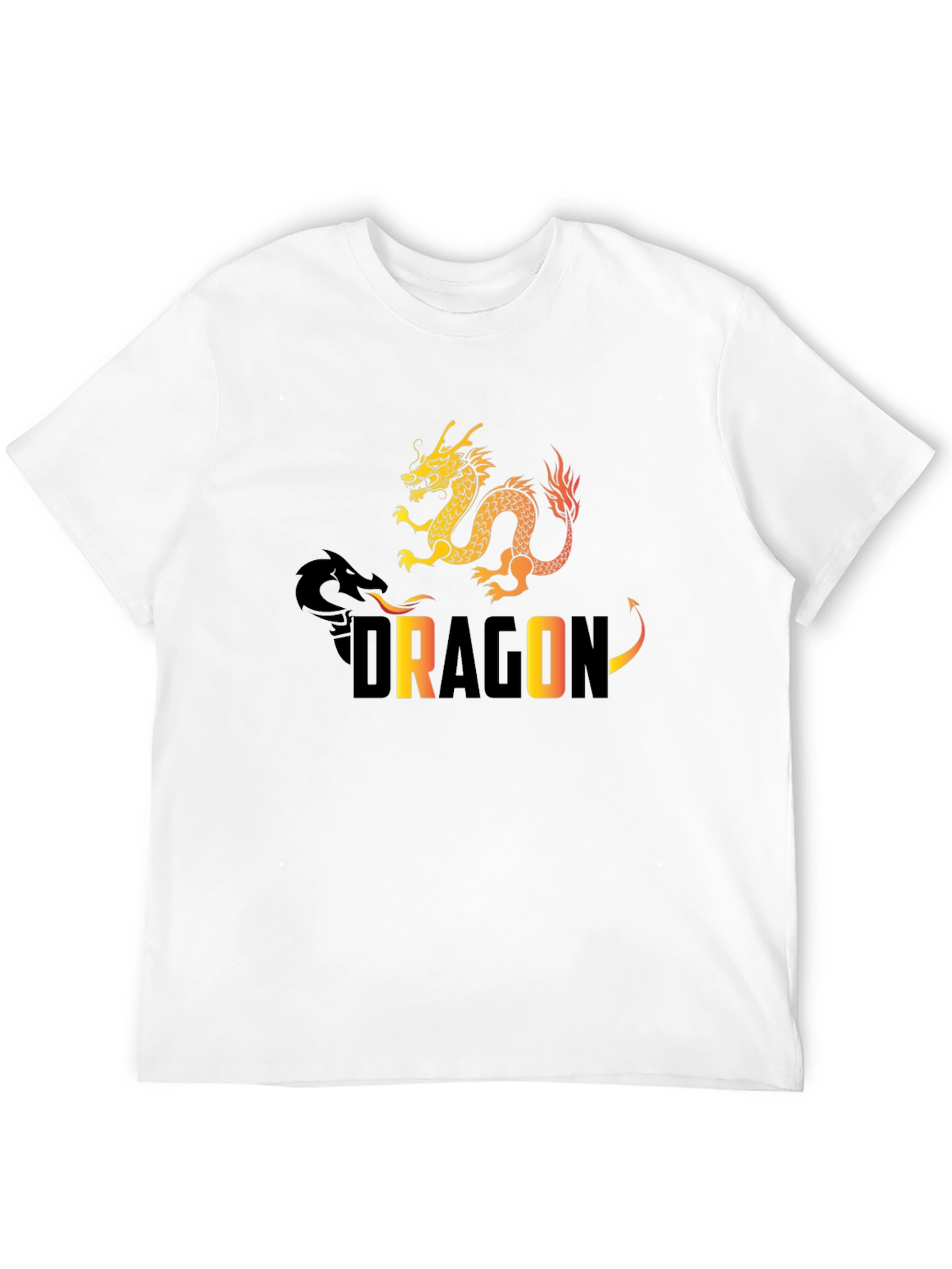 Dragon Graphic Tee - Stylish Black T-Shirt
