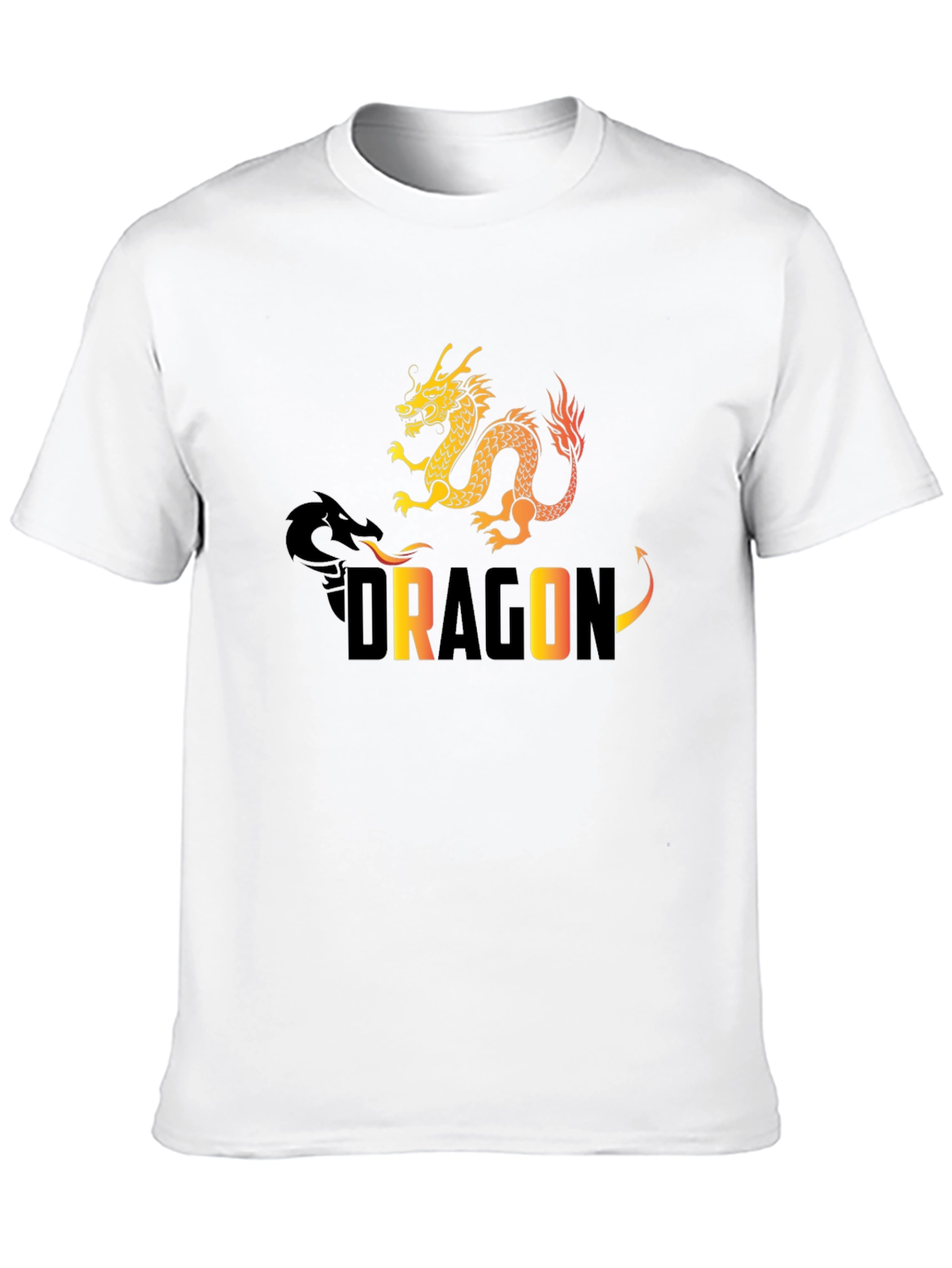 Dragon Graphic Tee - Stylish Black T-Shirt