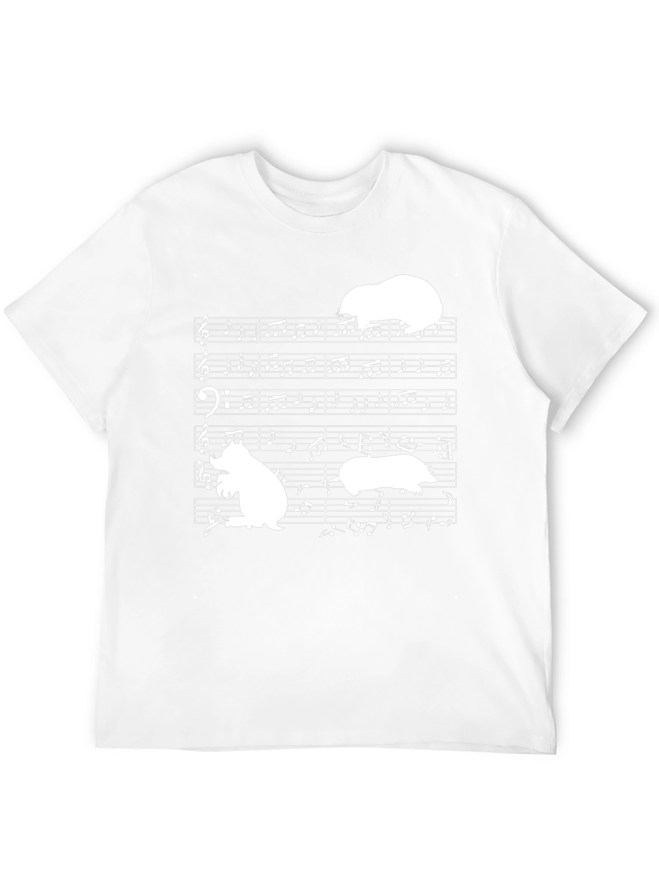 Musical Mole T-Shirt - Black Unique Graphic Tee