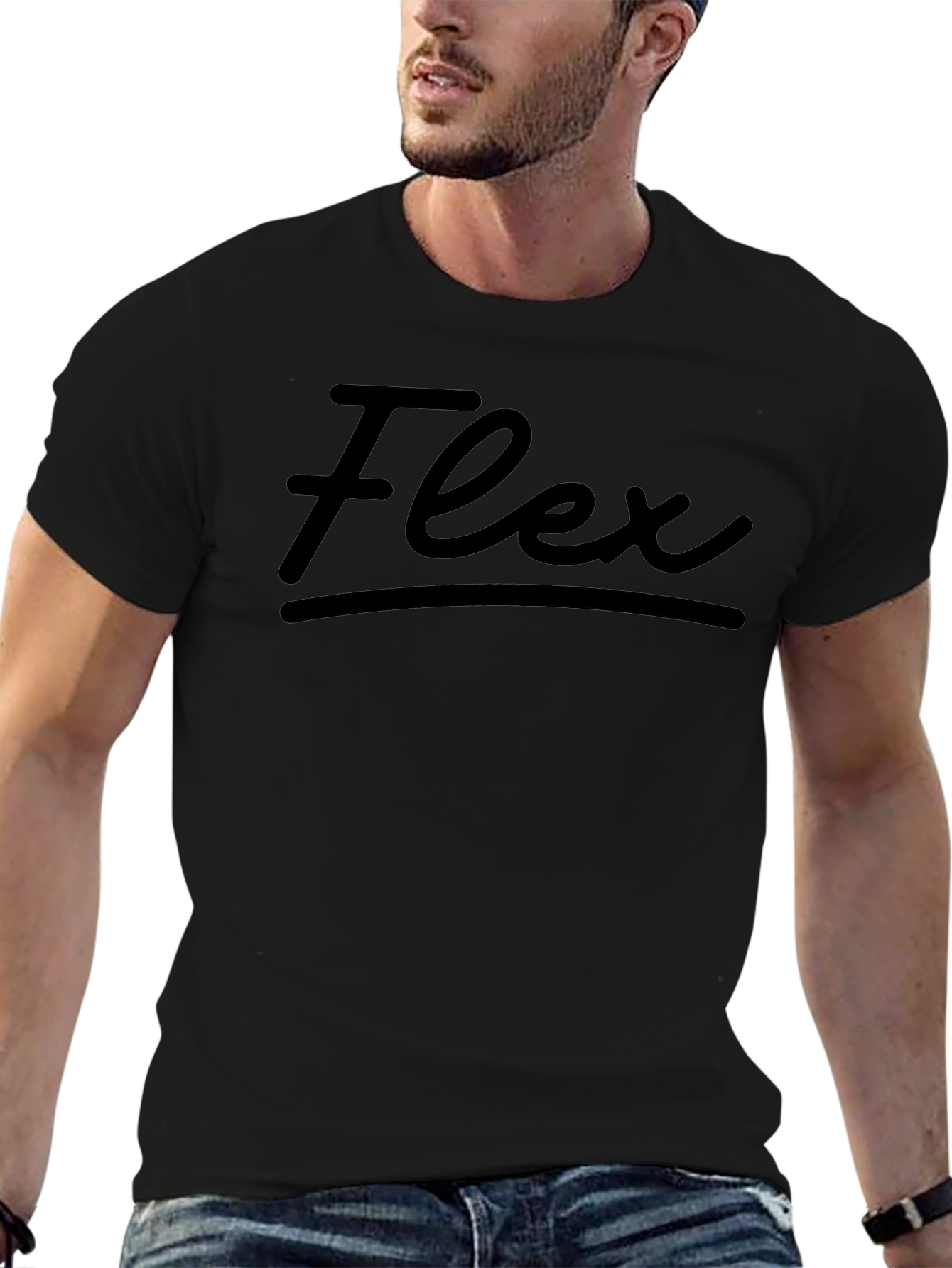Flex Graphic T-Shirt - Stylish Casual Wear