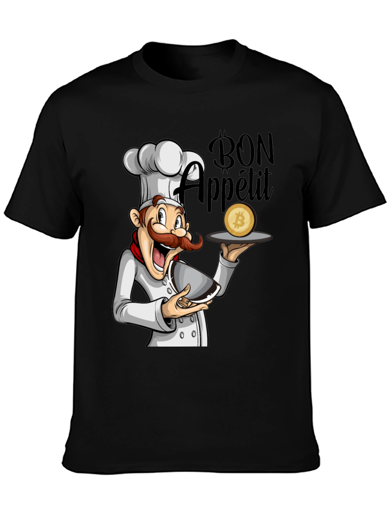 Bon Appetit Bitcoin T-Shirt - Cryptocurrency Chef