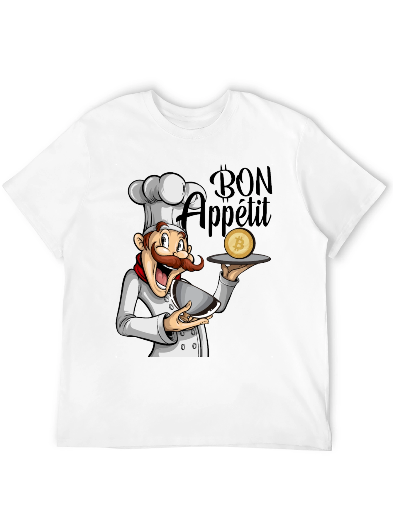 Bon Appetit Bitcoin T-Shirt - Cryptocurrency Chef