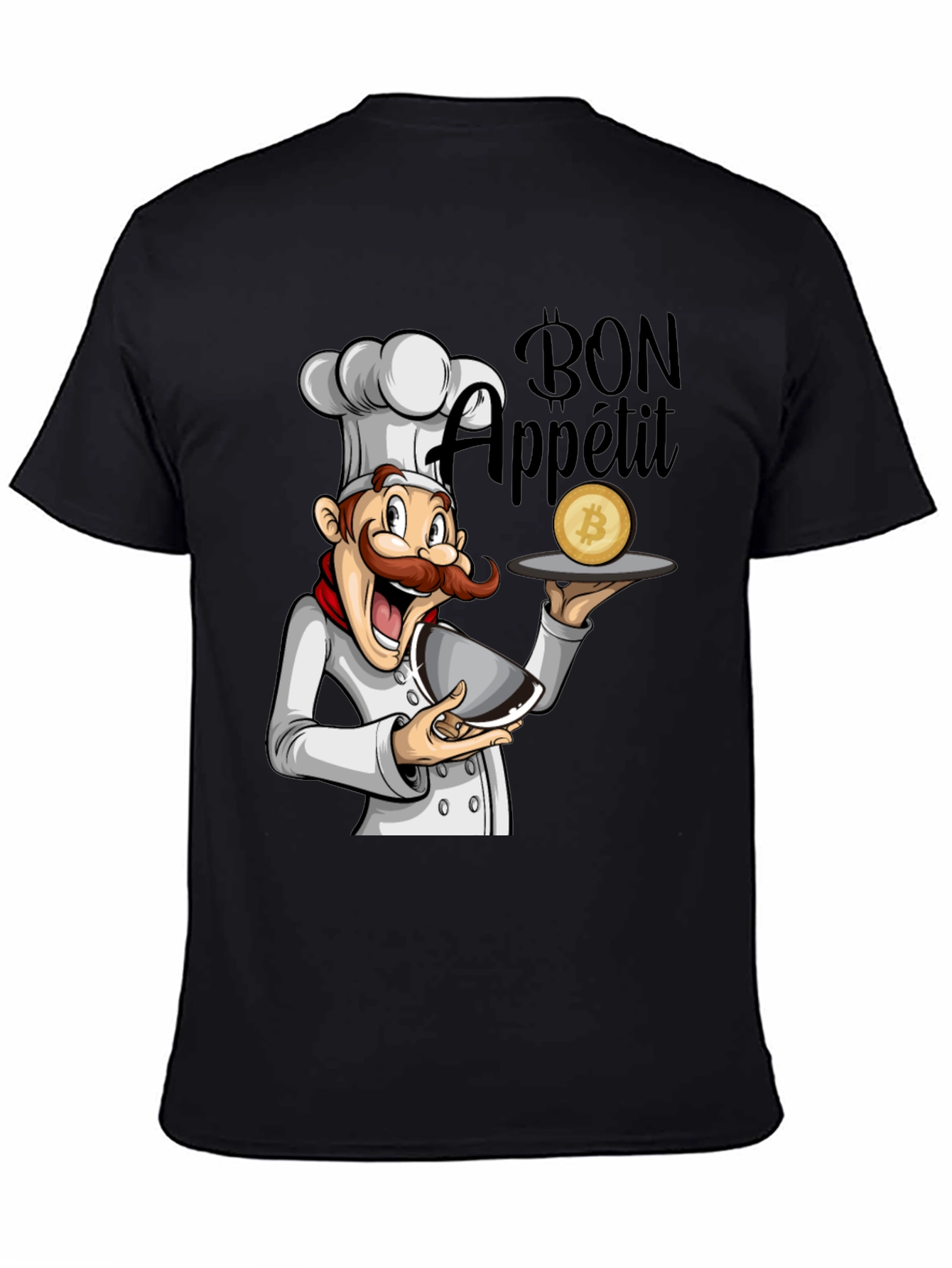 Bon Appetit Bitcoin T-Shirt - Cryptocurrency Chef