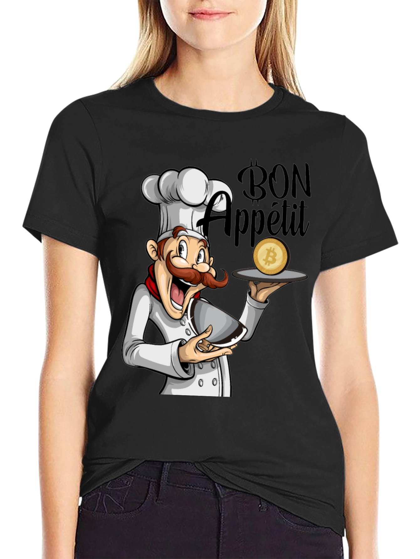 Bon Appetit Bitcoin T-Shirt - Cryptocurrency Chef