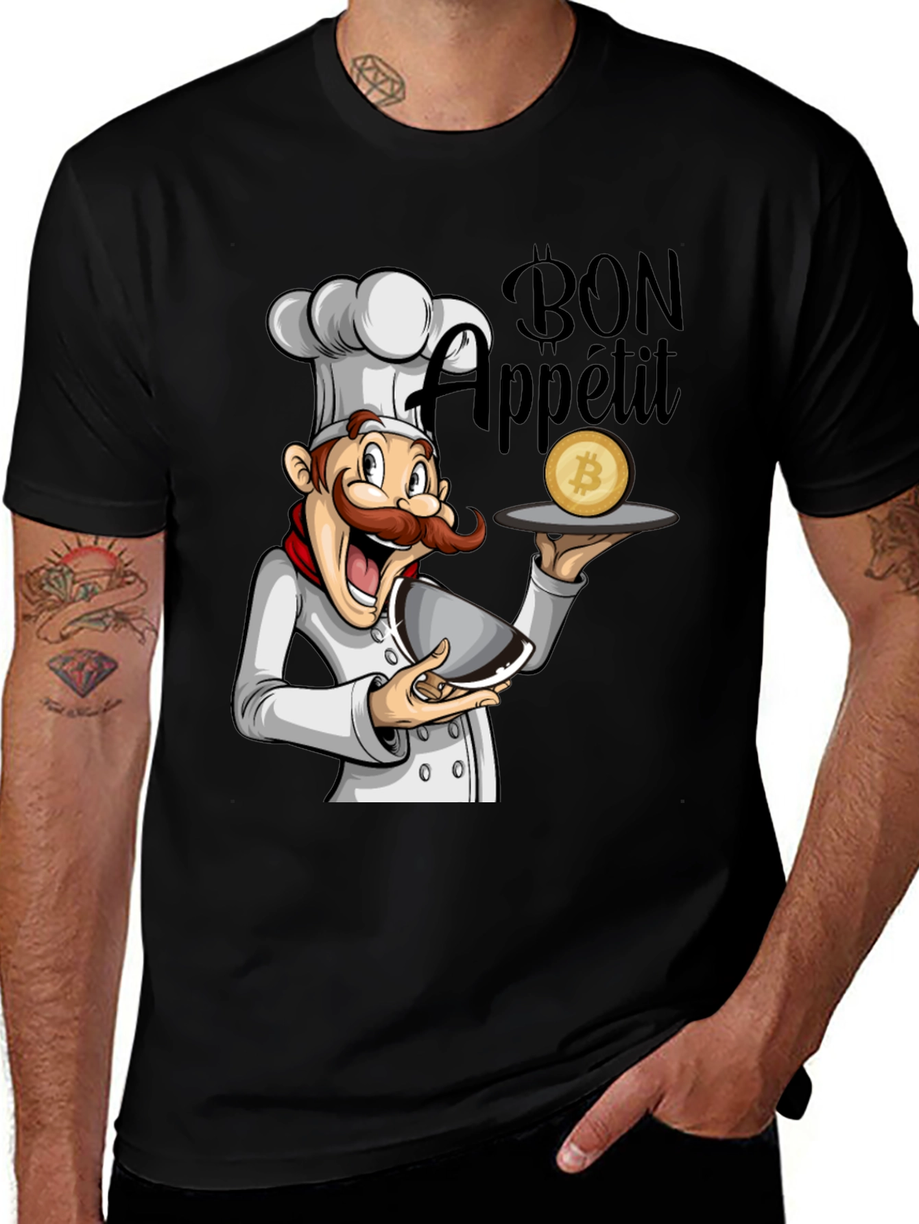 Bon Appetit Bitcoin T-Shirt - Cryptocurrency Chef