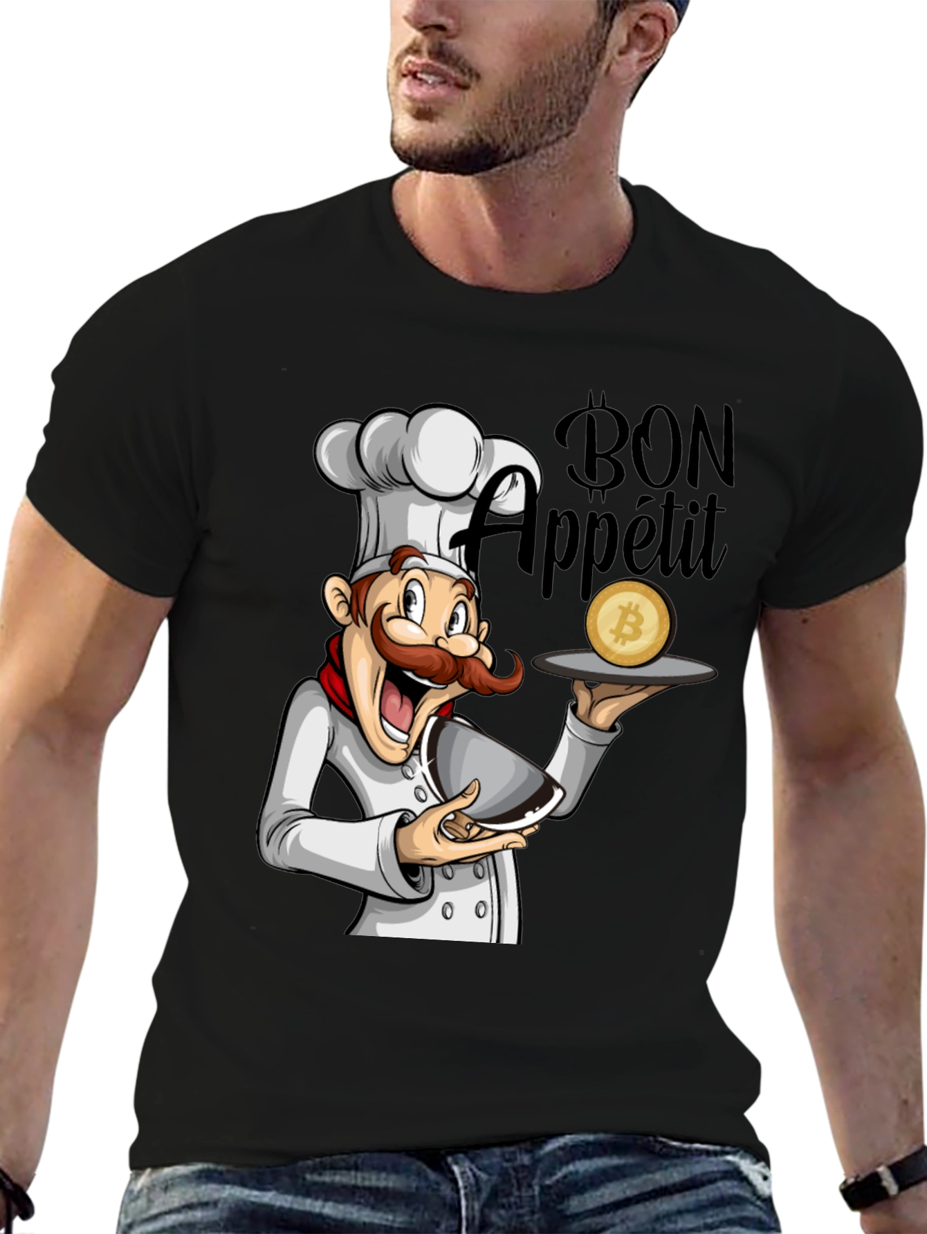 Bon Appetit Bitcoin T-Shirt - Cryptocurrency Chef