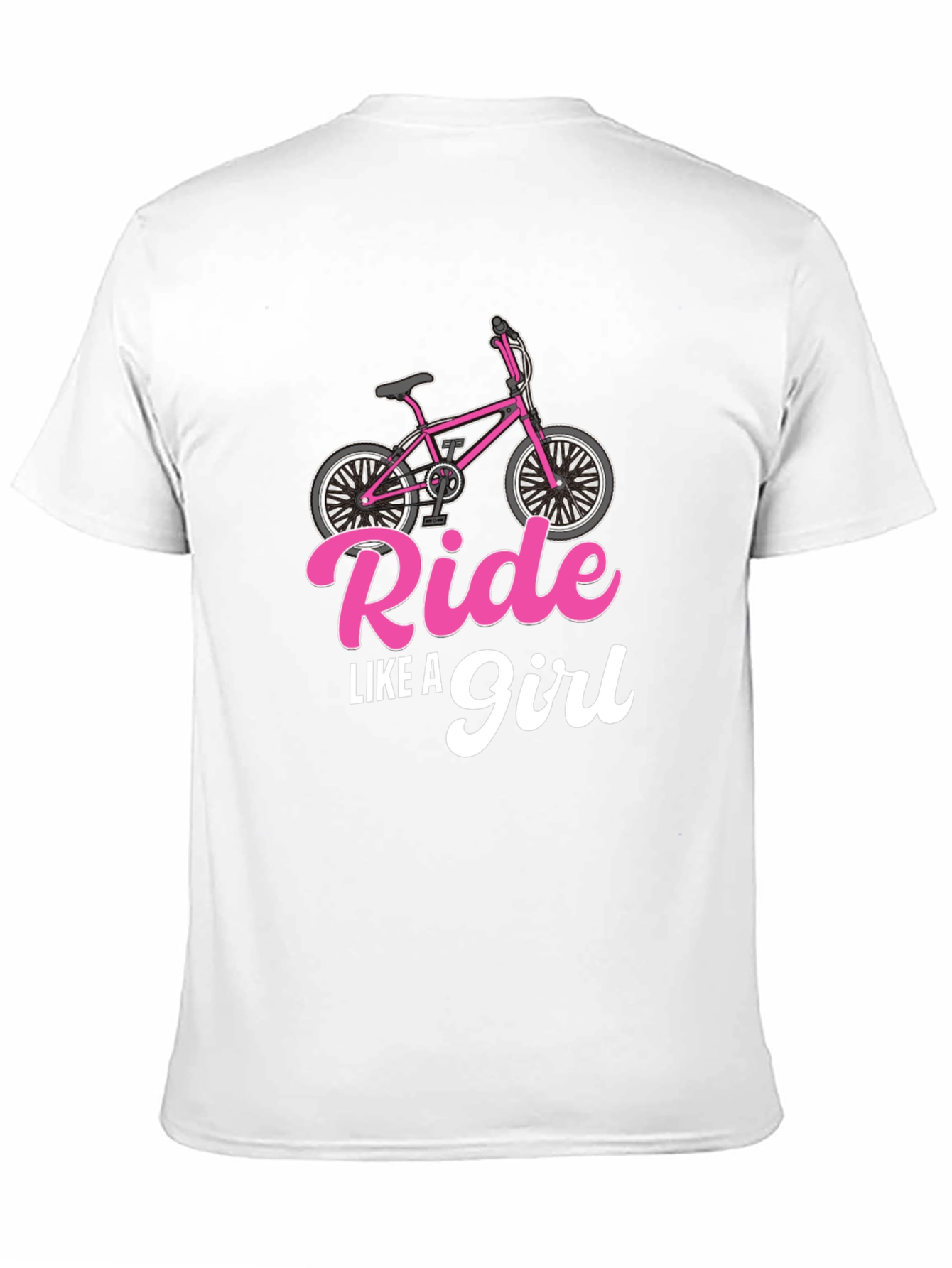Ride Like A Girl Black T-Shirt