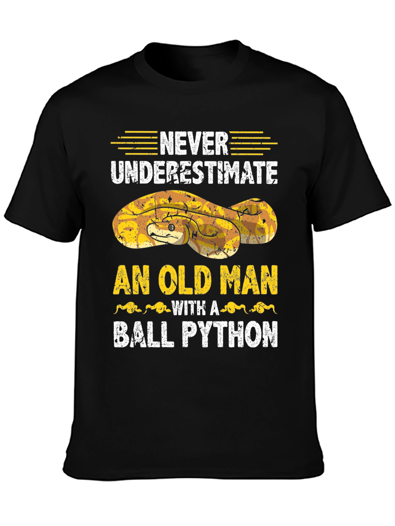Ball Python Old Man T-Shirt