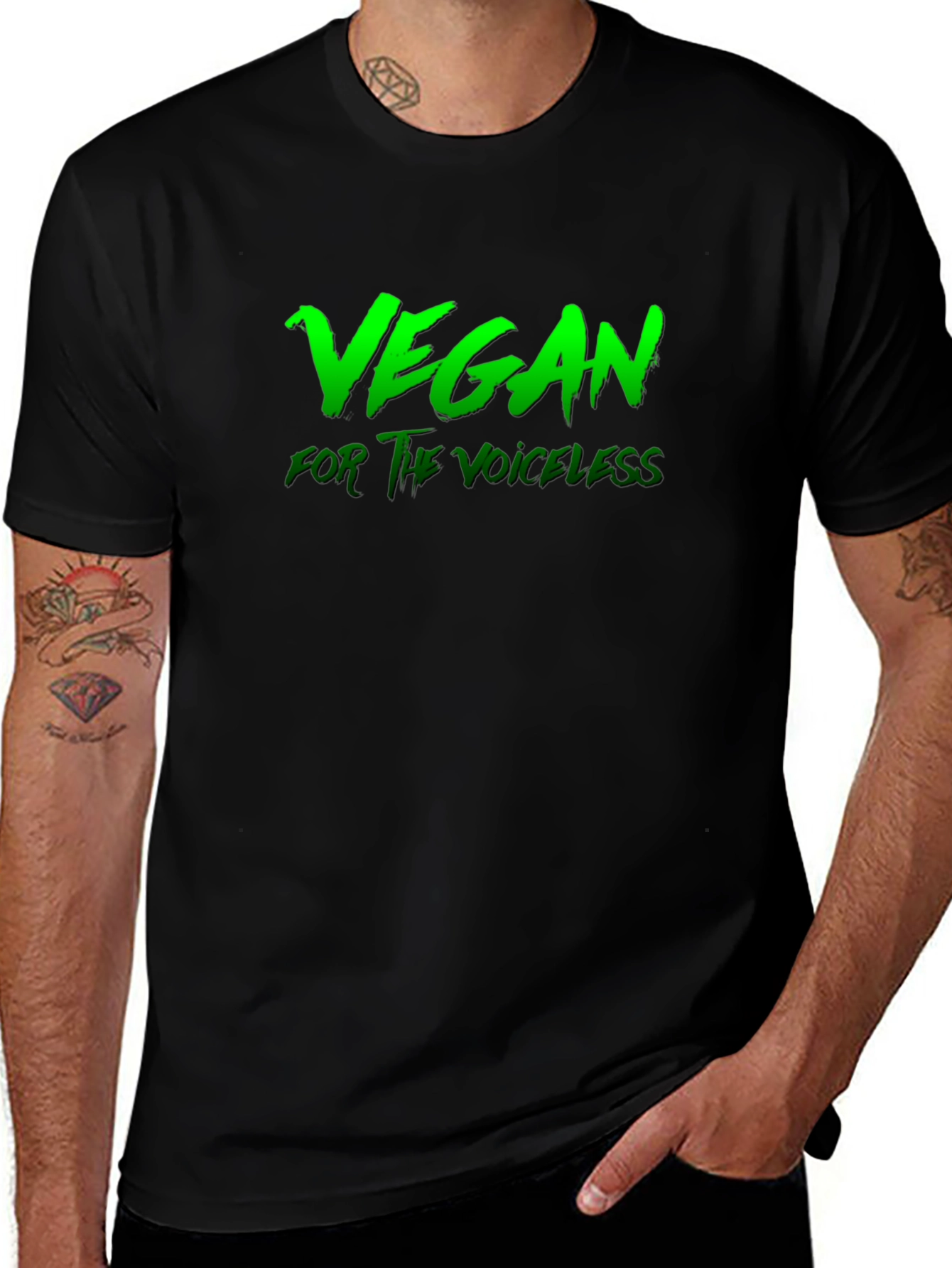 Vegan for the Voiceless Graphic T-Shirt