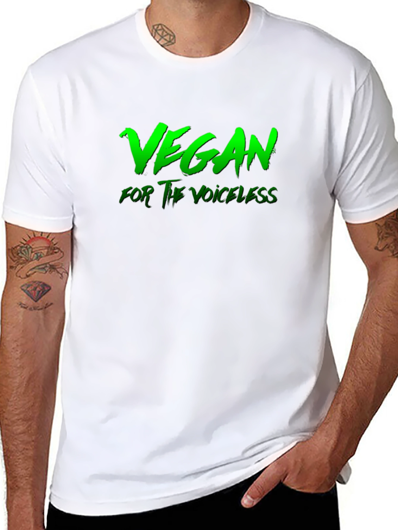 Vegan for the Voiceless Graphic T-Shirt