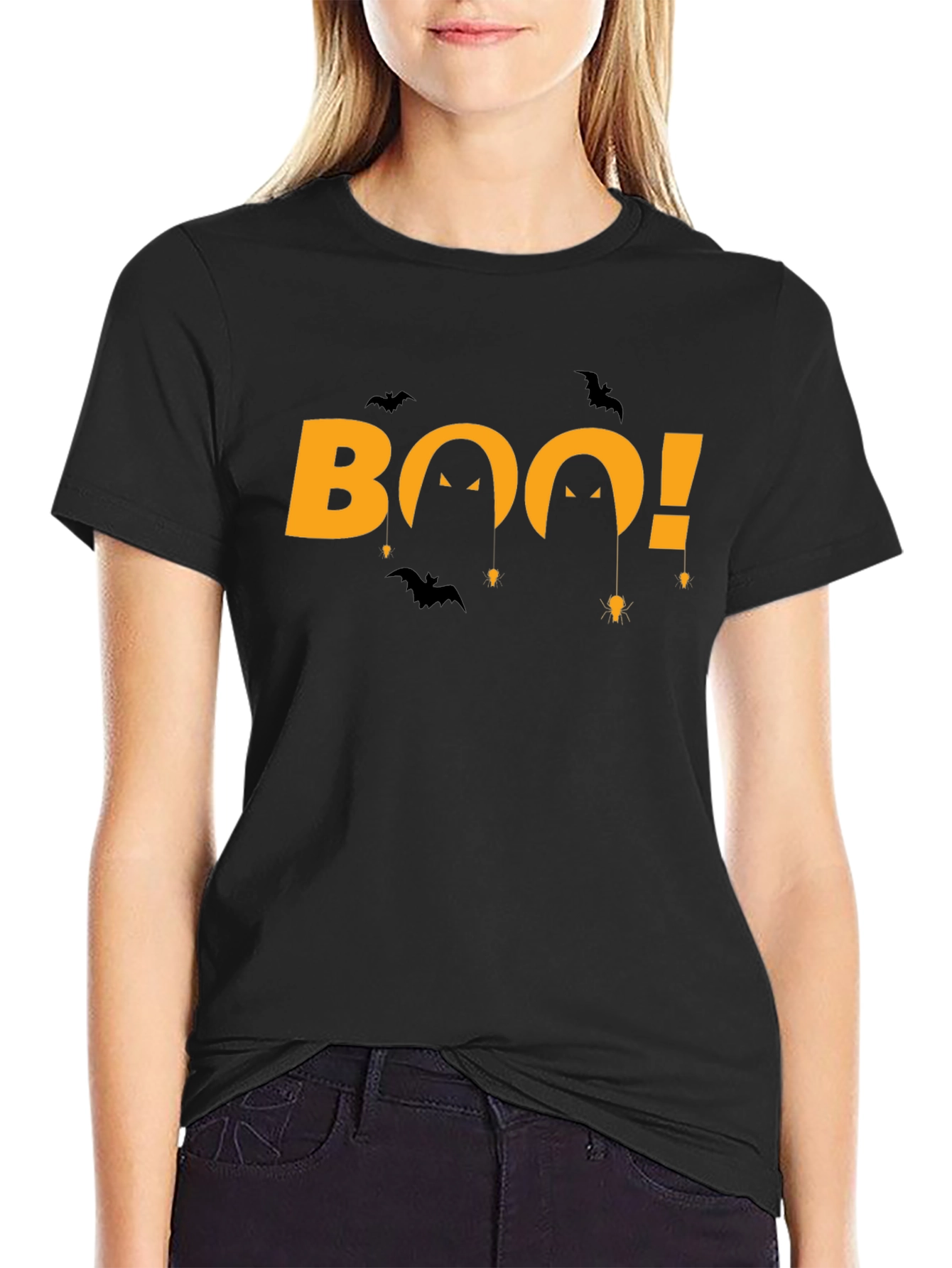 Halloween BOO! Graphic Tee - Spooky Season T-Shirt