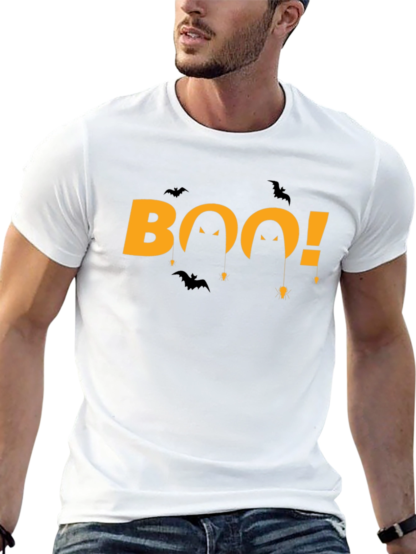 Halloween BOO! Graphic Tee - Spooky Season T-Shirt