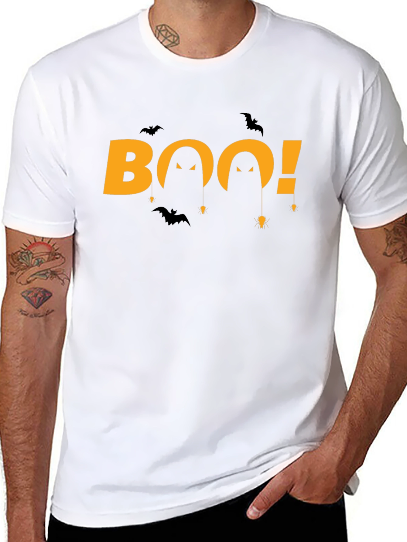 Halloween BOO! Graphic Tee - Spooky Season T-Shirt