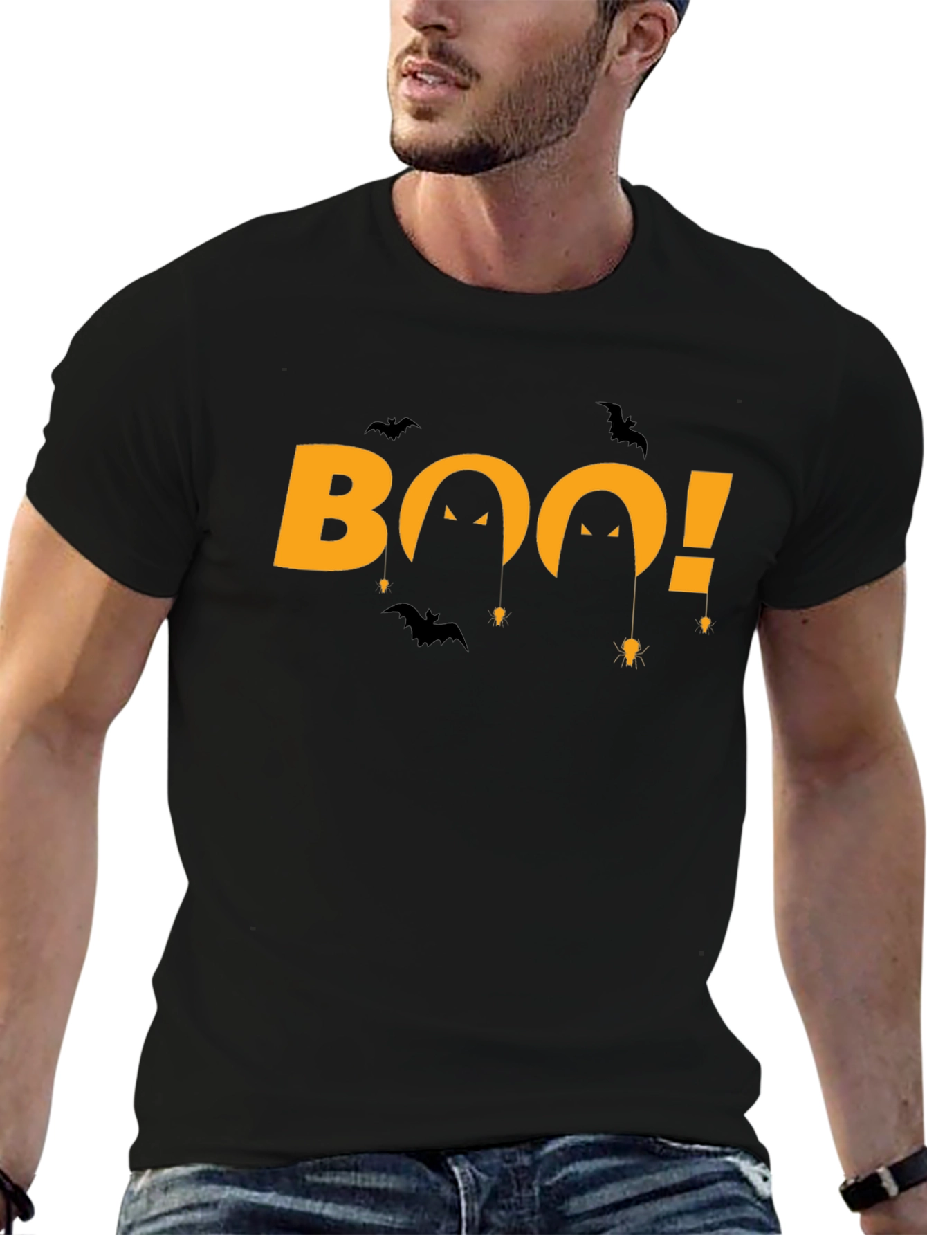 Halloween BOO! Graphic Tee - Spooky Season T-Shirt