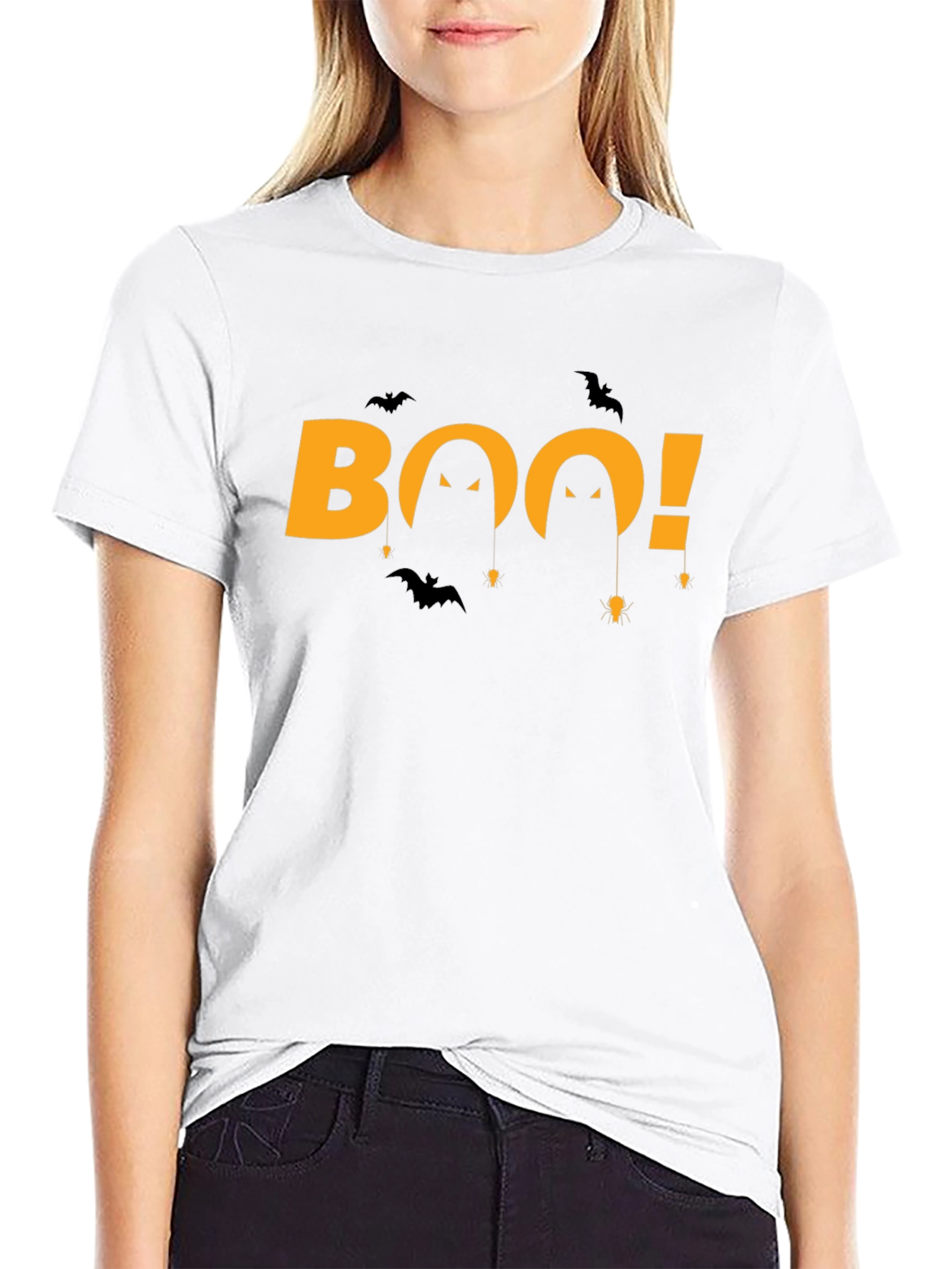 Halloween BOO! Graphic Tee - Spooky Season T-Shirt