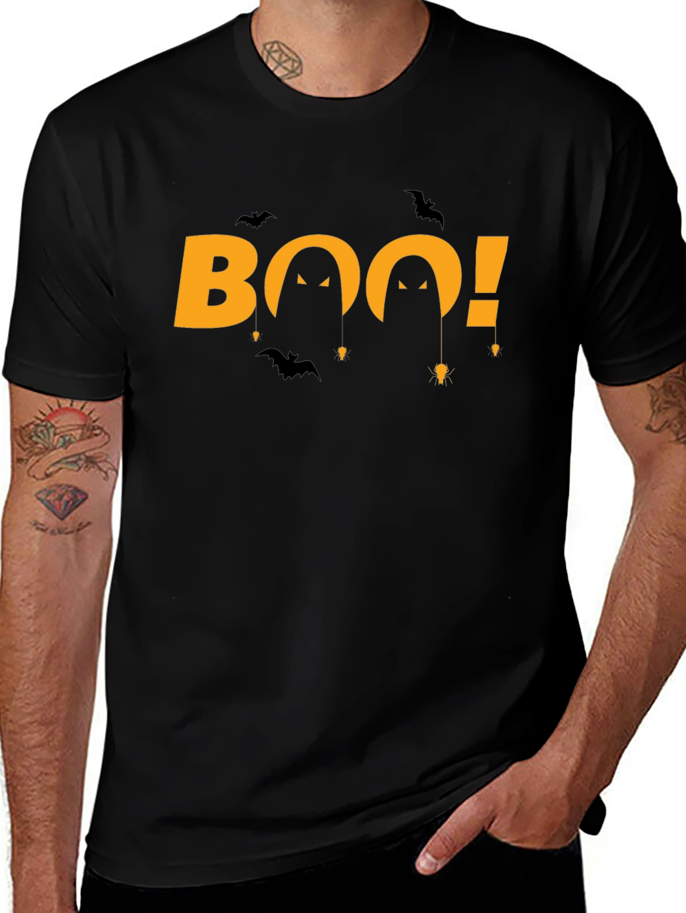 Halloween BOO! Graphic Tee - Spooky Season T-Shirt