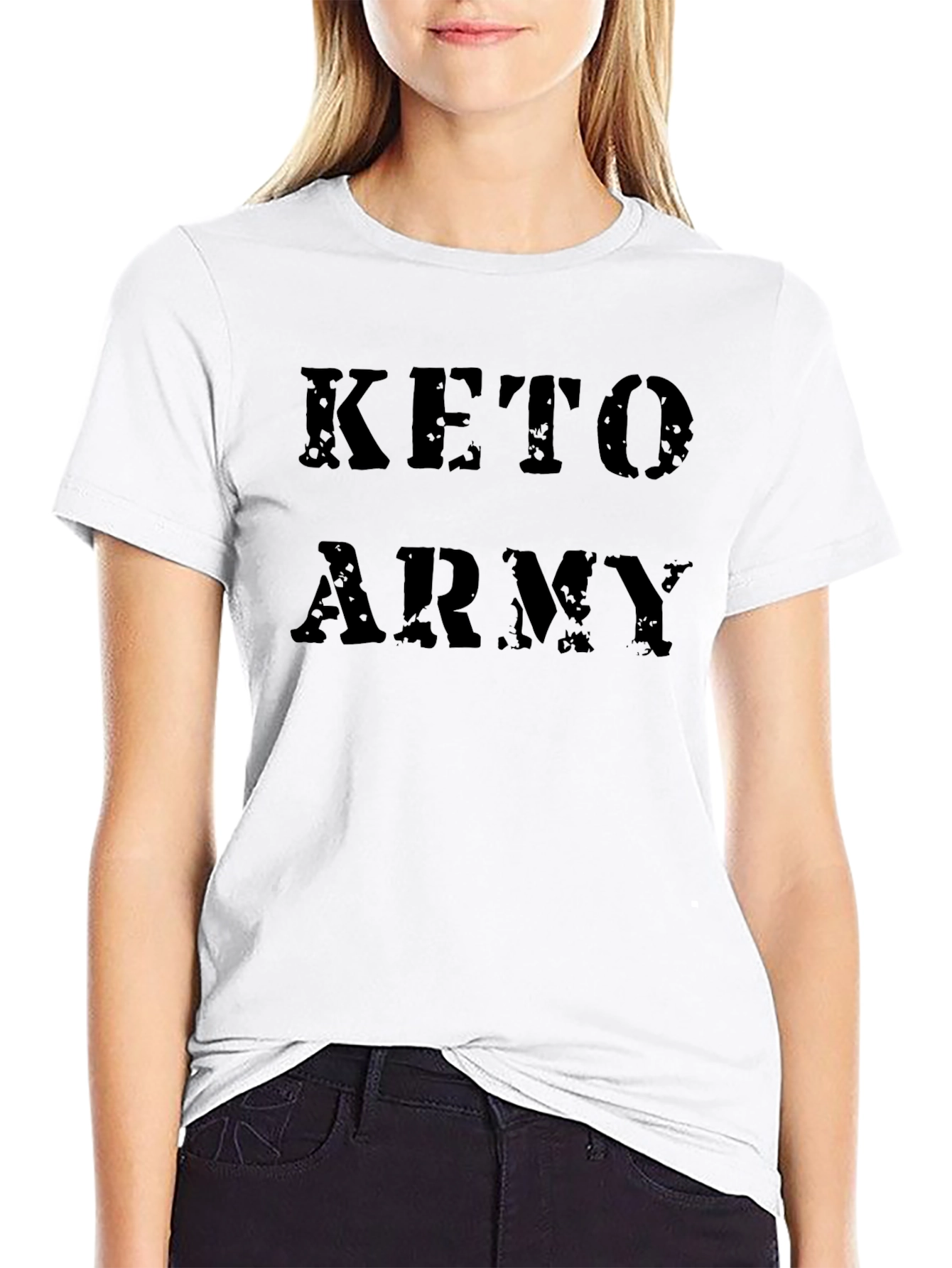 Keto Army Black T-Shirt