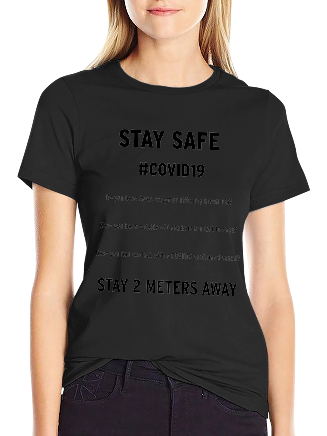 Stay Safe COVID-19 Awareness T-Shirt