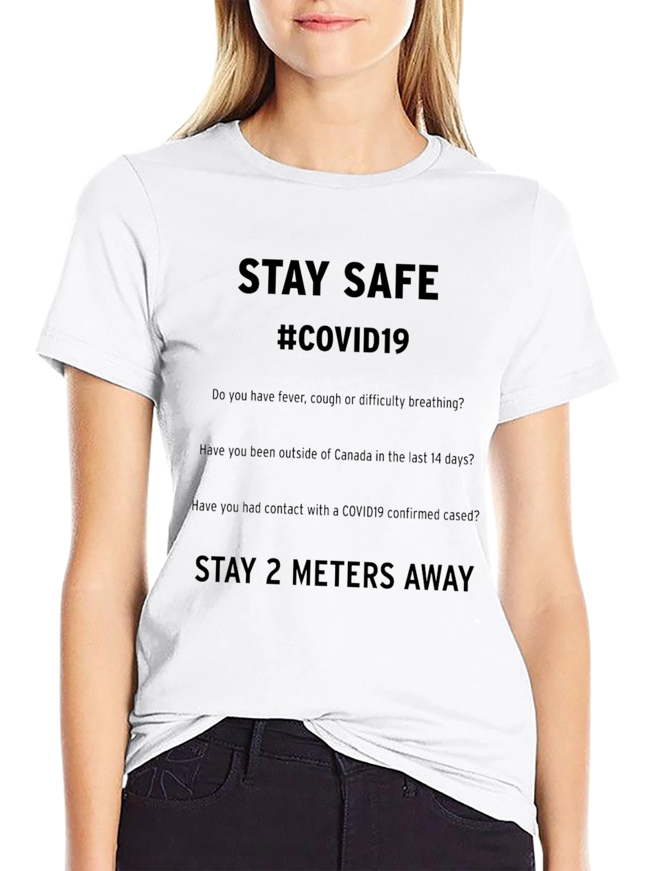 Stay Safe COVID-19 Awareness T-Shirt