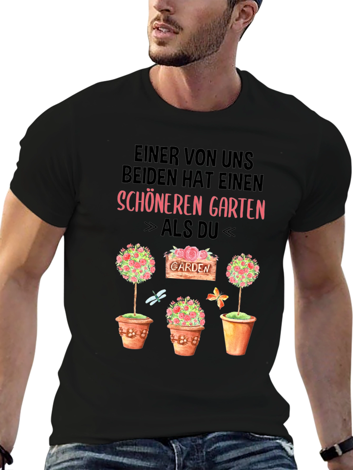 Funny Gardener T-Shirt: Schöneren Garten Design