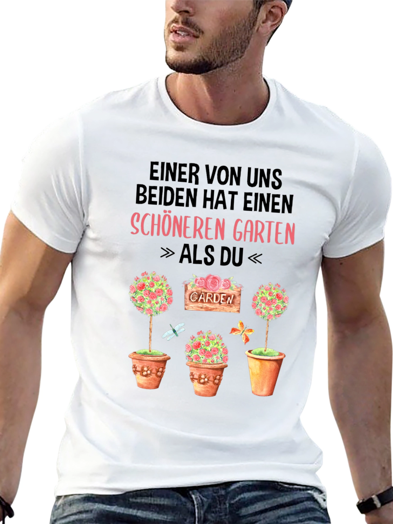 Funny Gardener T-Shirt: Schöneren Garten Design