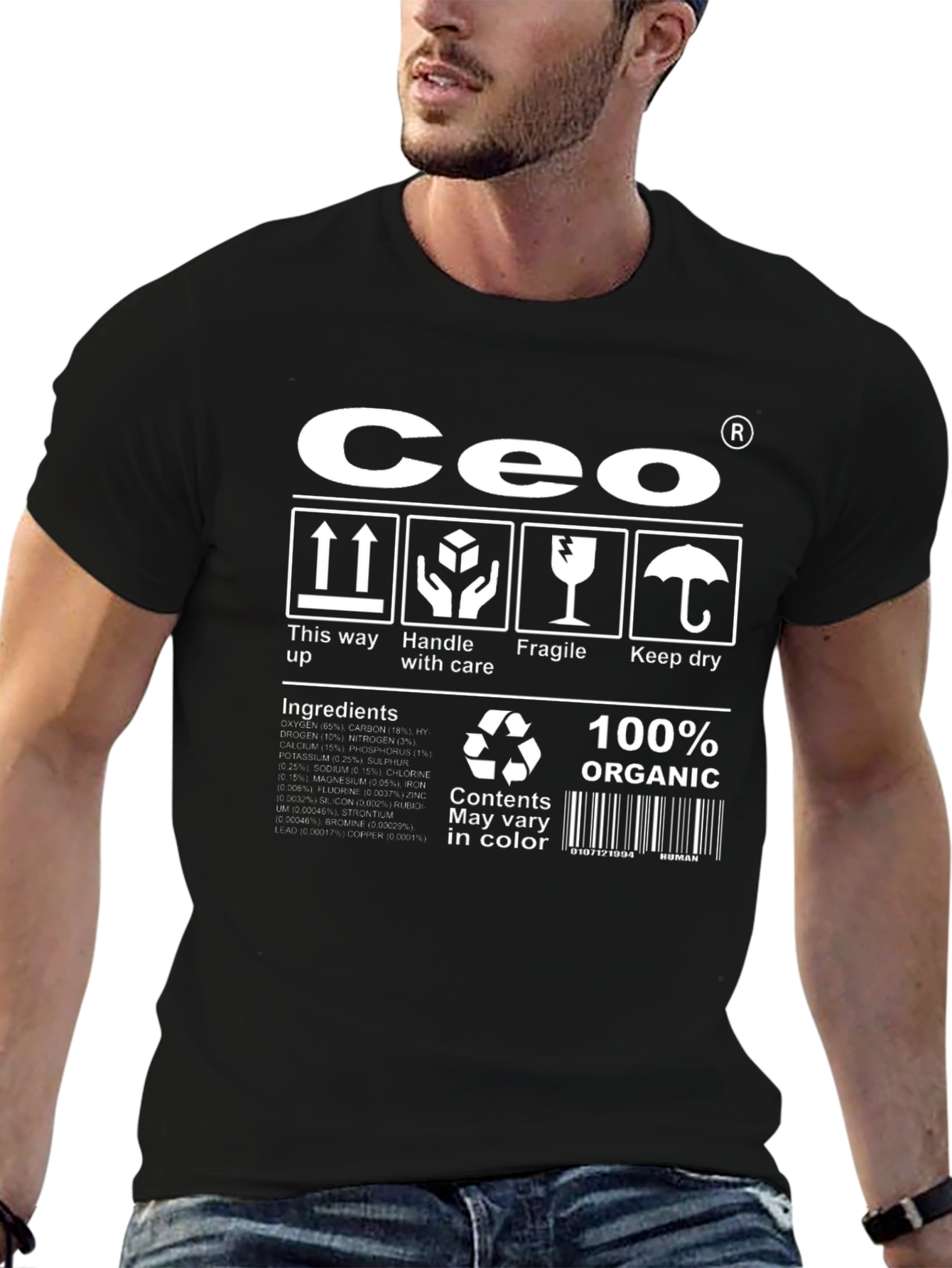 CEO Organic Cotton Graphic T-Shirt