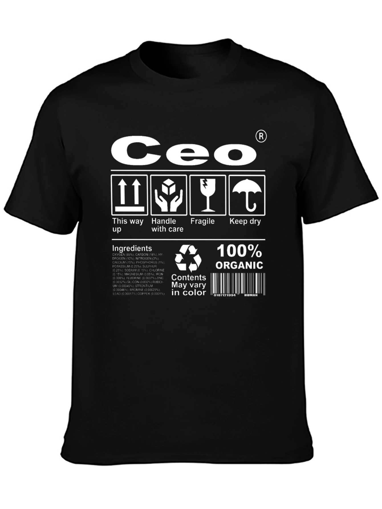 CEO Organic Cotton Graphic T-Shirt