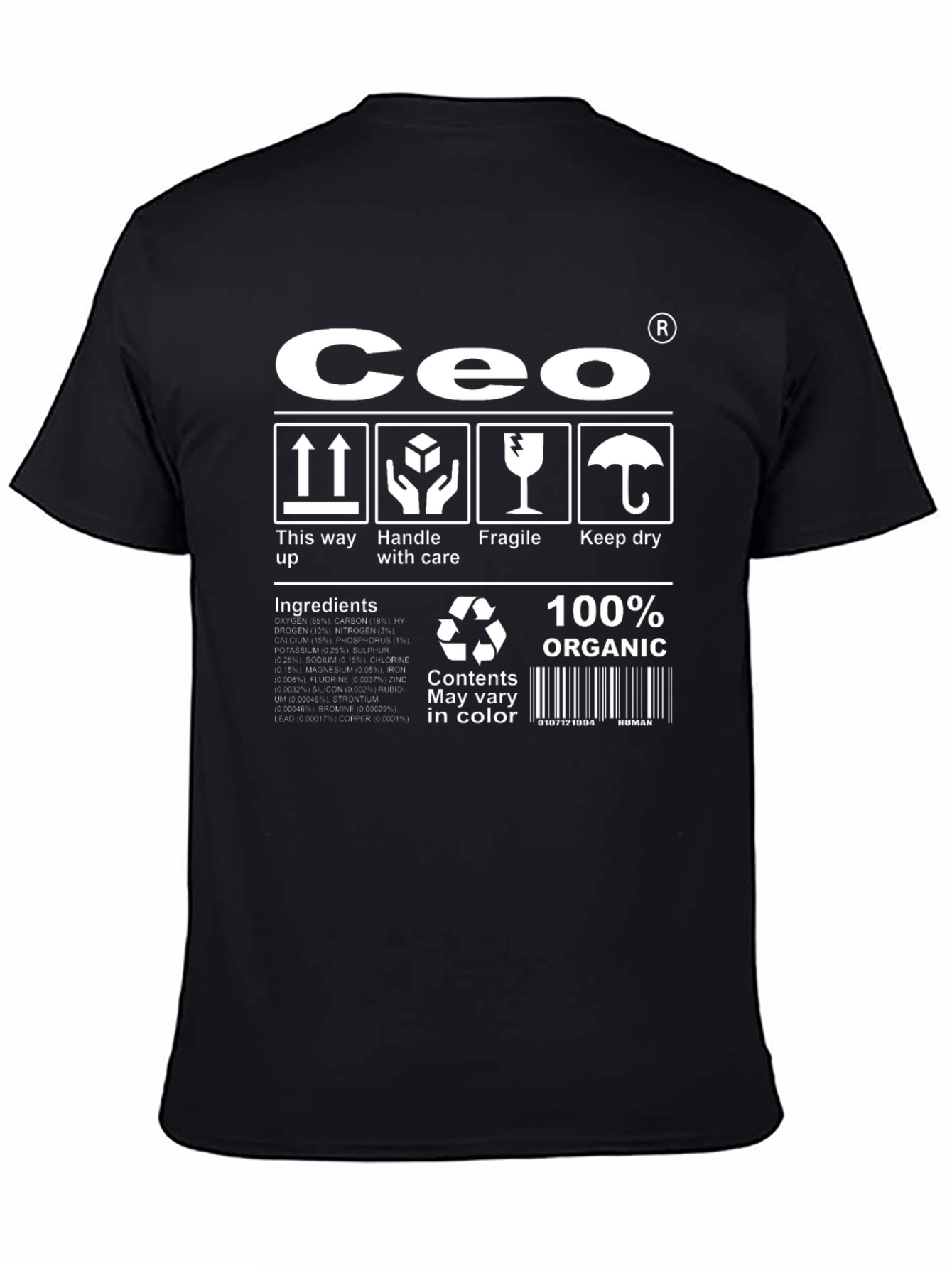 CEO Organic Cotton Graphic T-Shirt