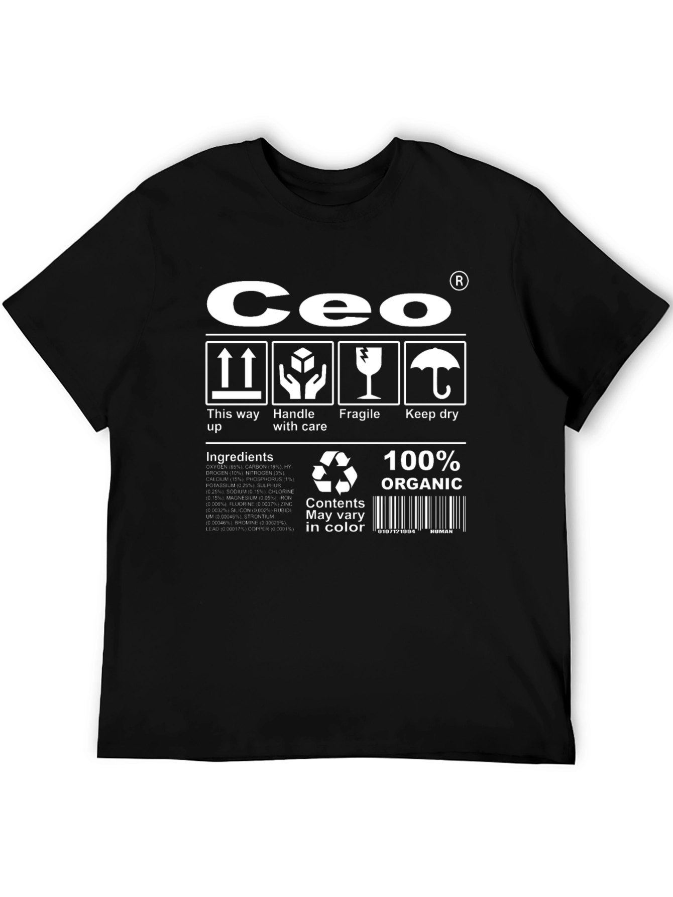CEO Organic Cotton Graphic T-Shirt