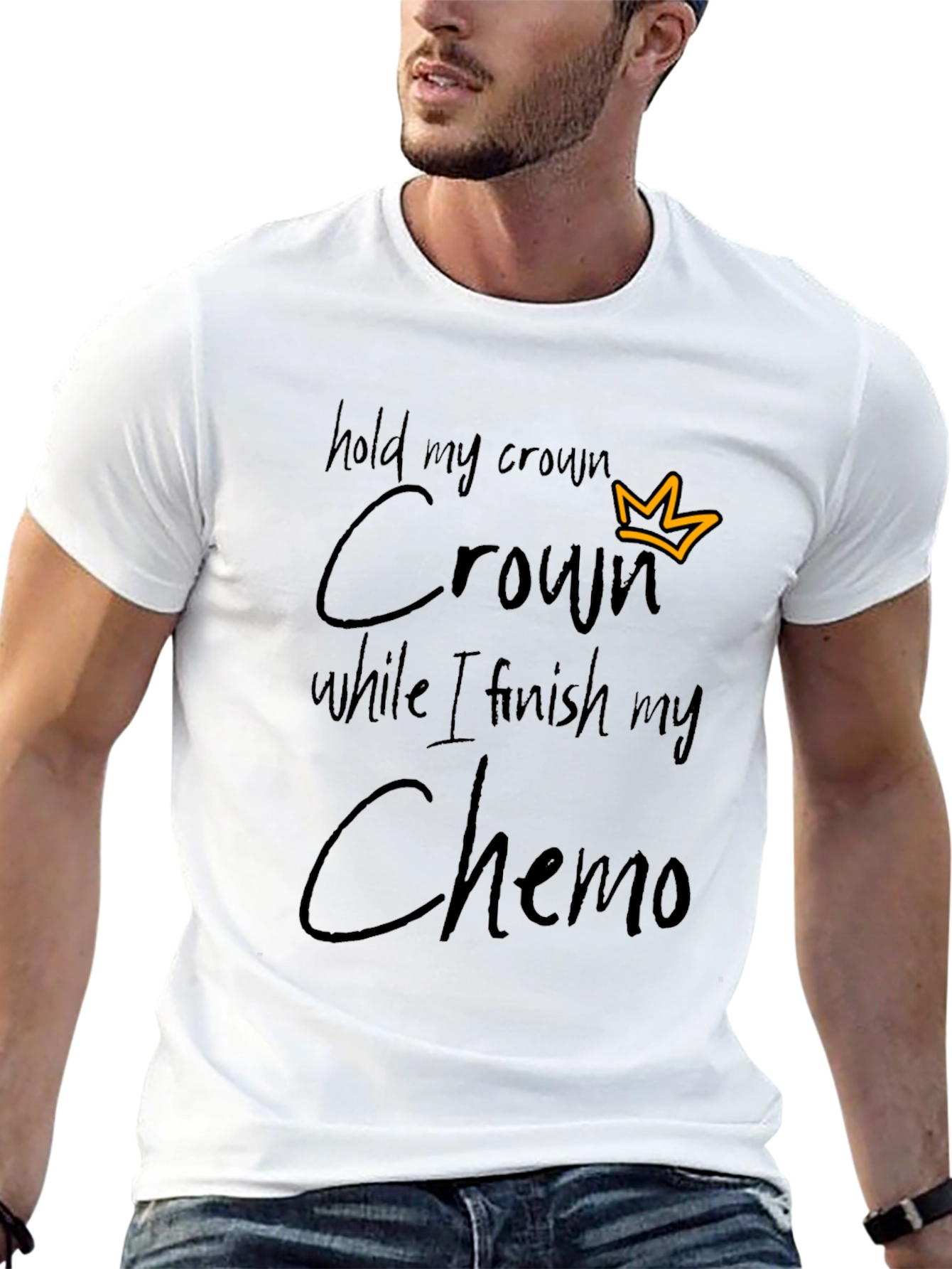 Hold My Crown Chemo T-Shirt - Black