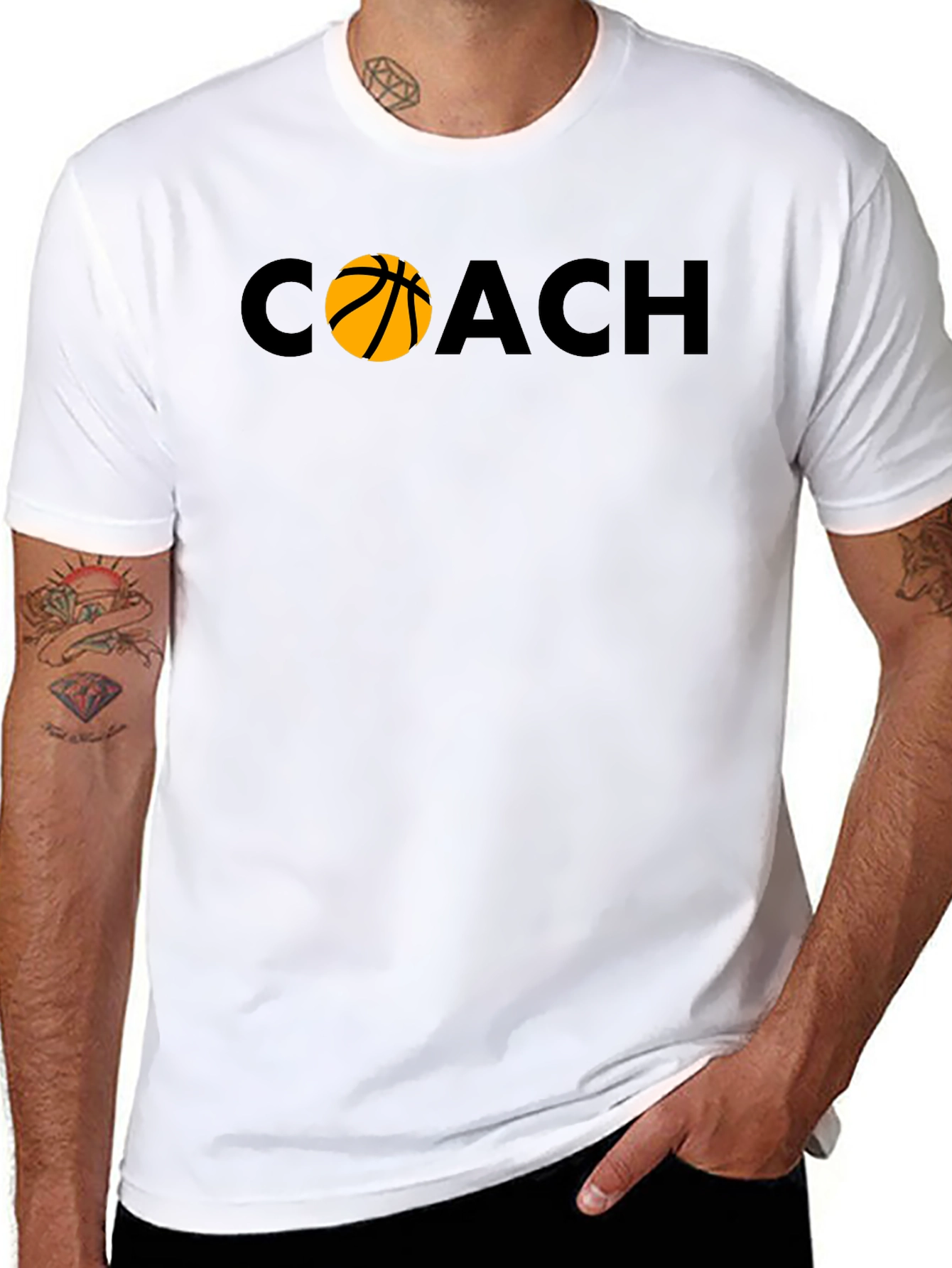 Basketball Coach Graphic T-Shirt