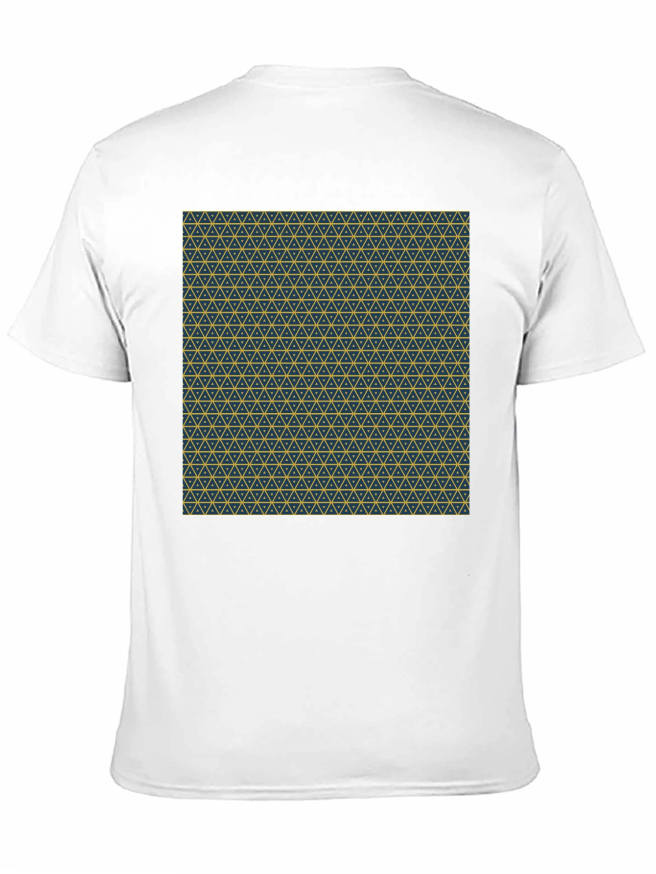 Geometric Print Crew Neck T-Shirt