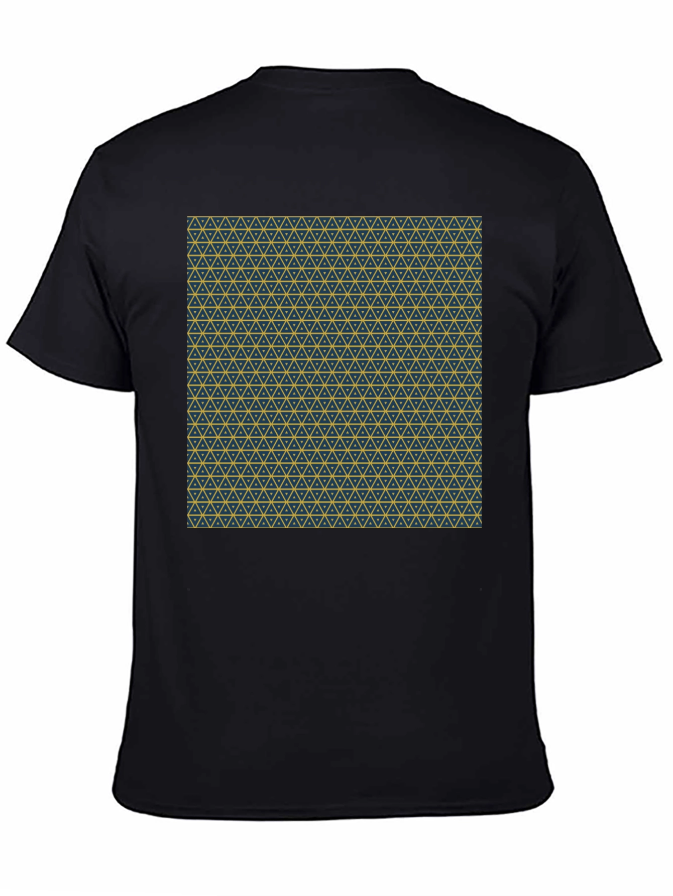 Geometric Print Crew Neck T-Shirt