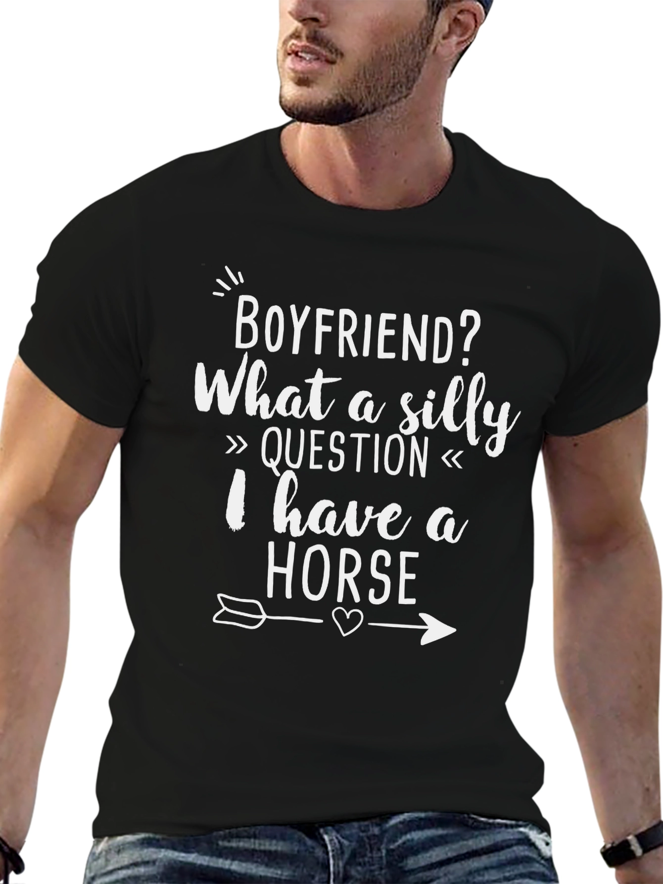 Funny Horse Lover Graphic T-Shirt