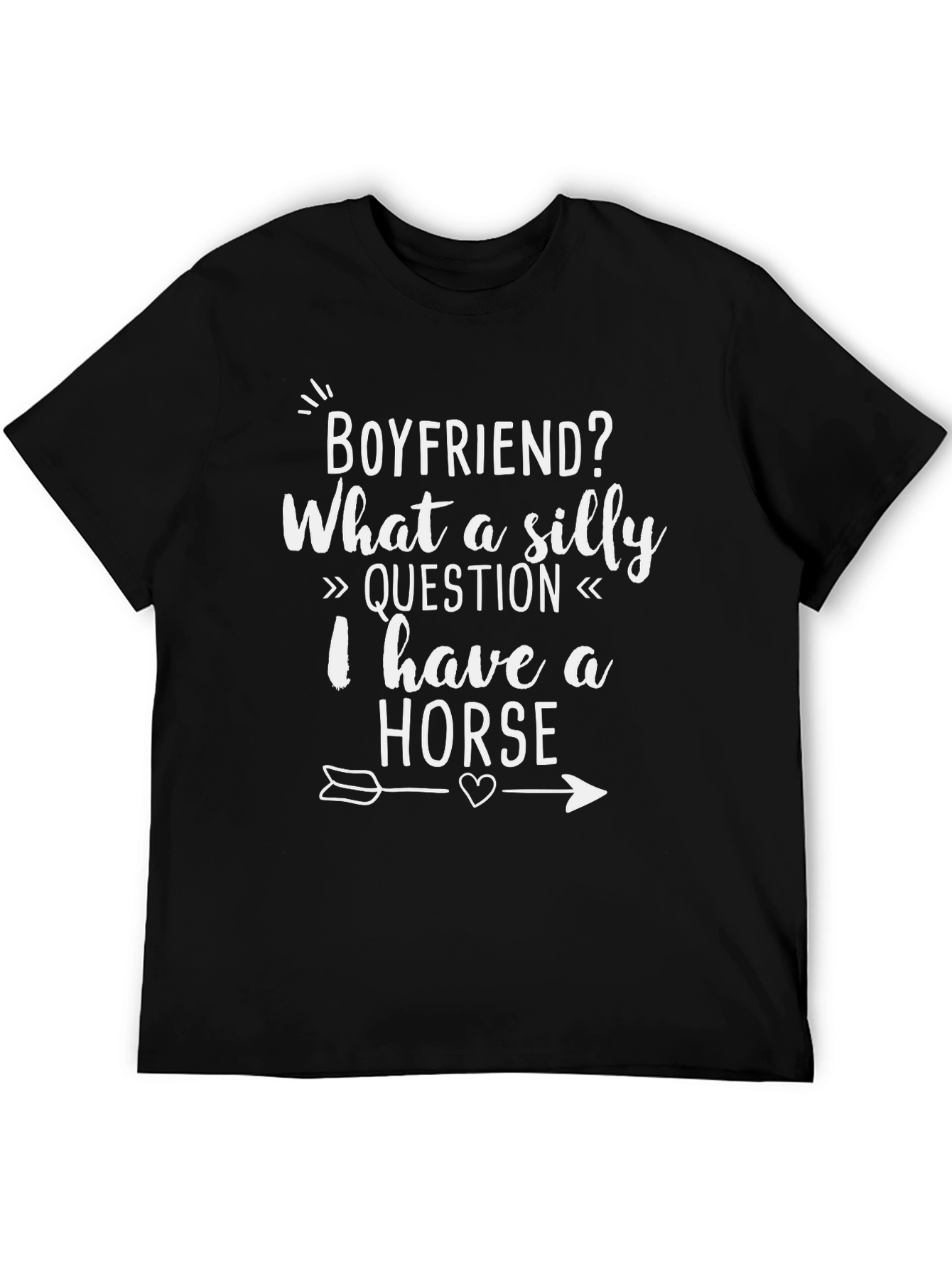 Funny Horse Lover Graphic T-Shirt
