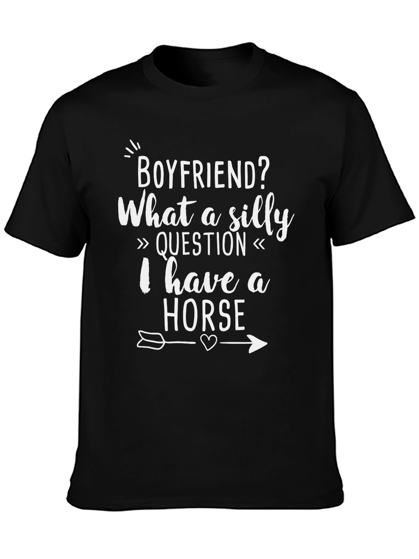 Funny Horse Lover Graphic T-Shirt