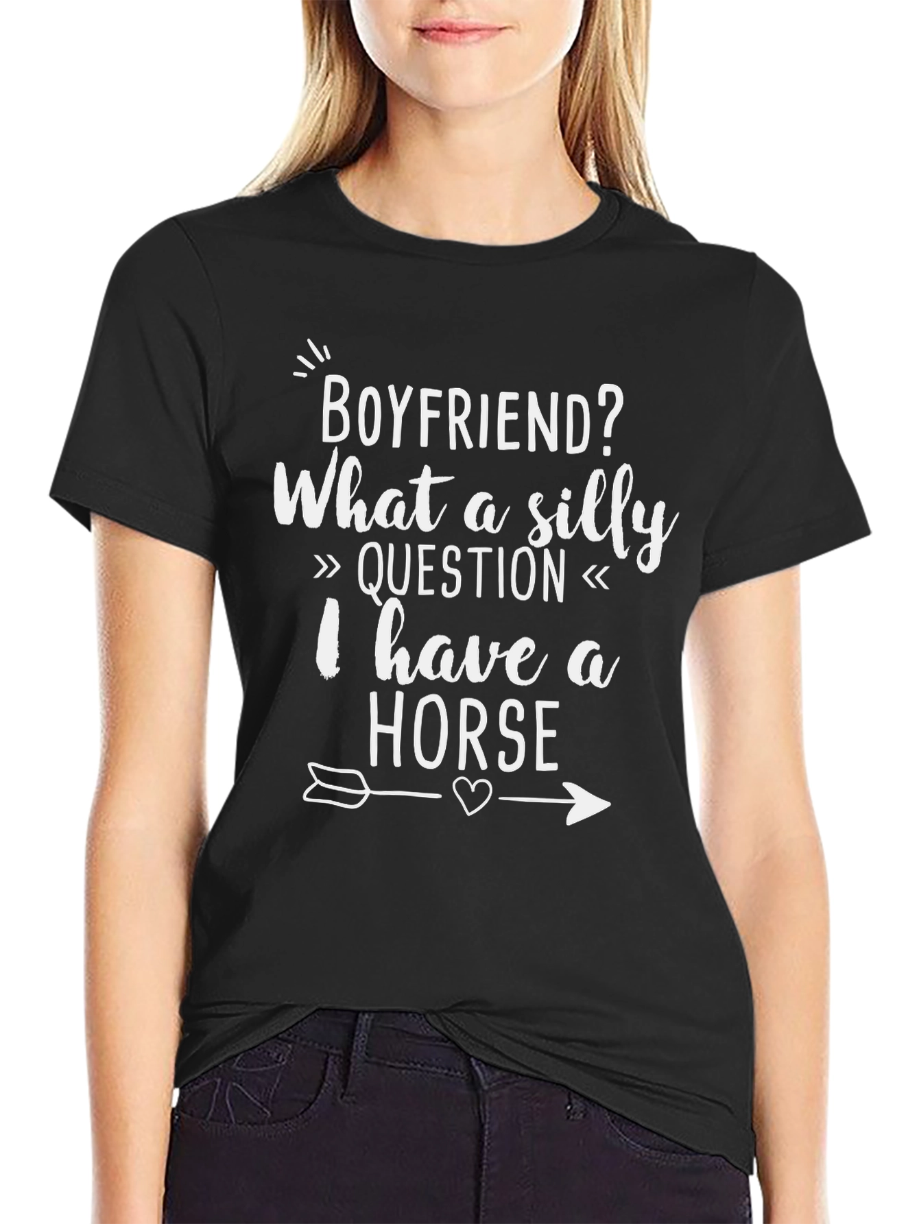 Funny Horse Lover Graphic T-Shirt
