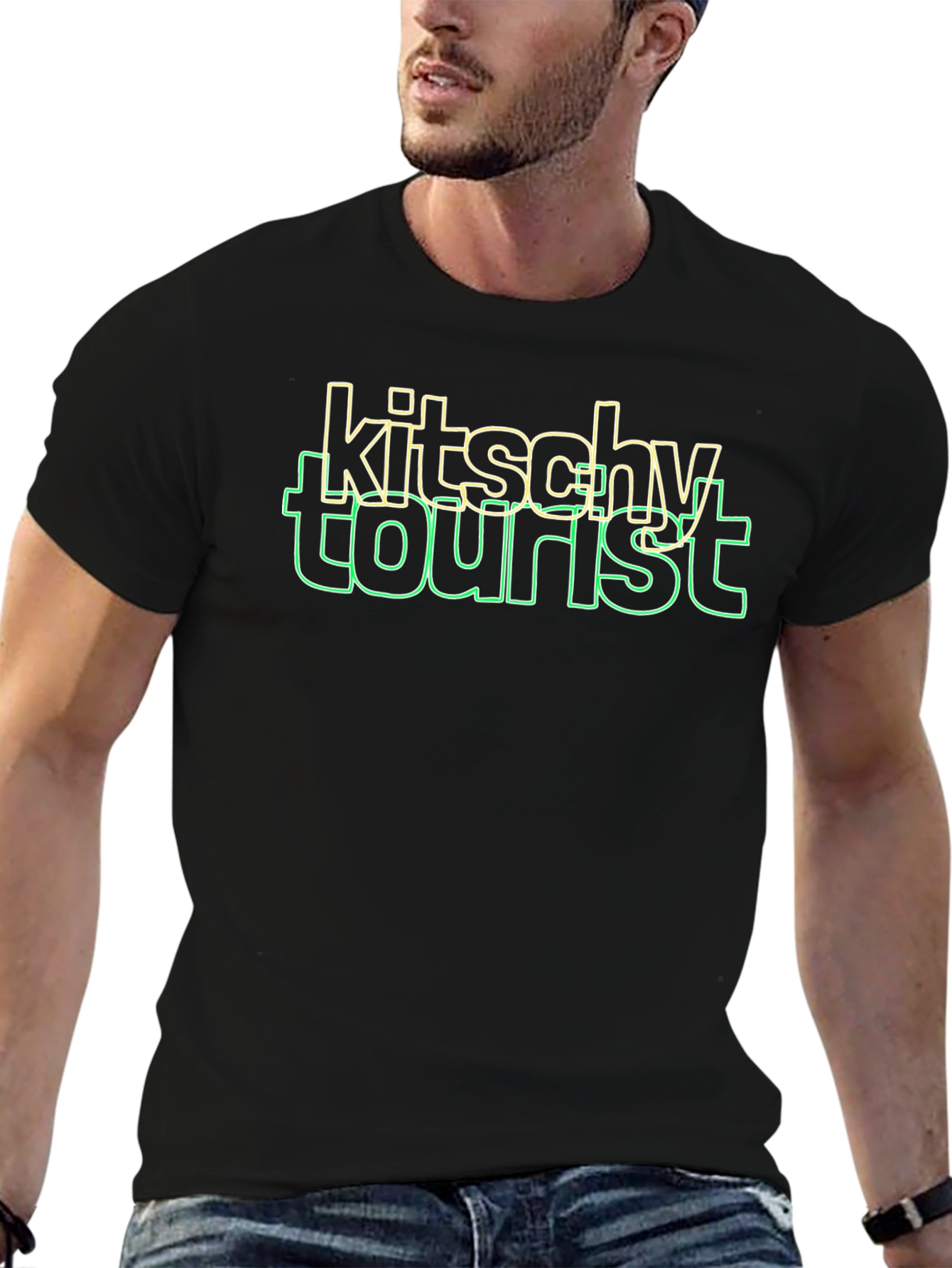 Kitsch Tourist Graphic T-Shirt - Unique Design