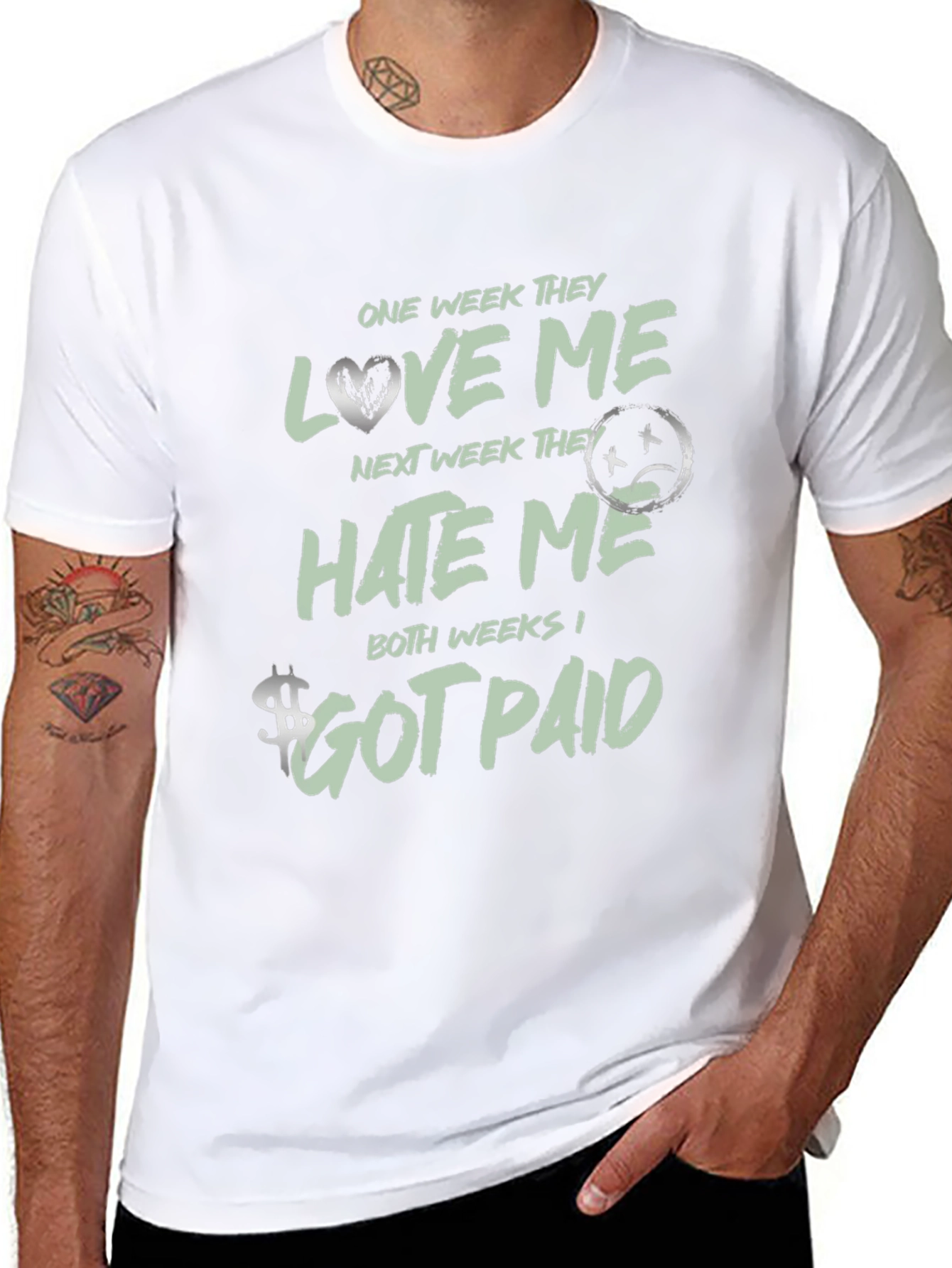 One Week Love Me Hate Me T-Shirt