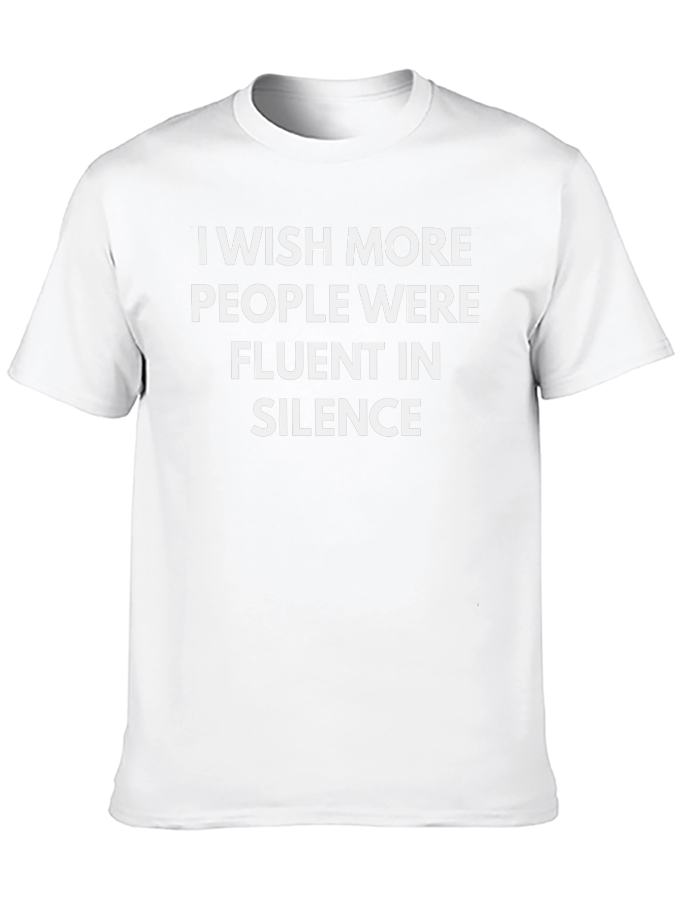 Fluent in Silence Black T-Shirt