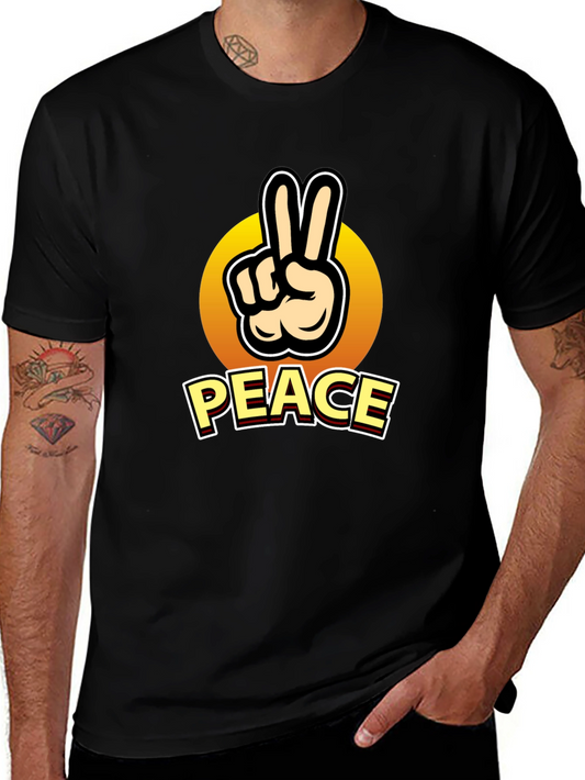 Peace Sign Graphic T-Shirt