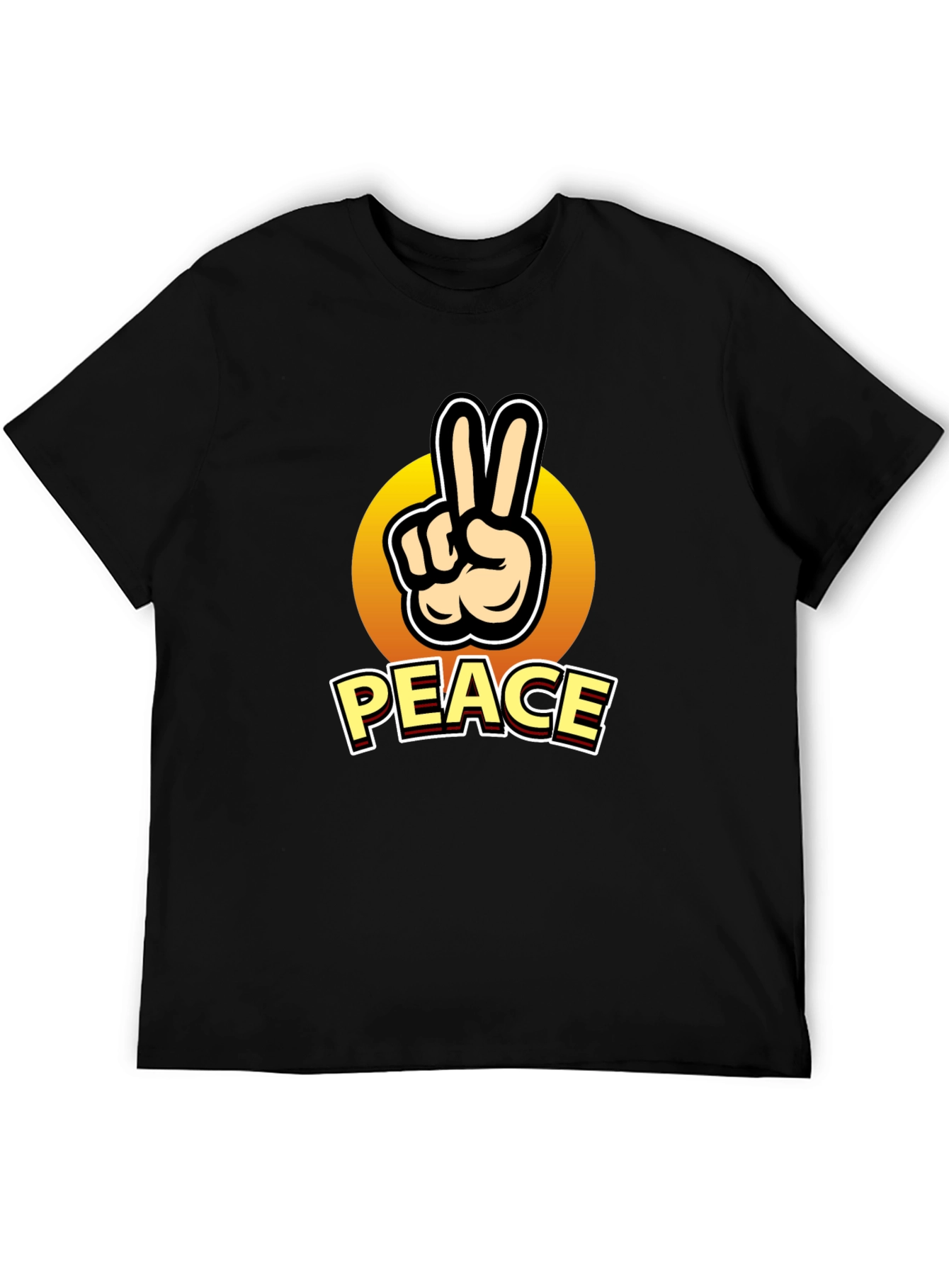 Peace Sign Graphic T-Shirt