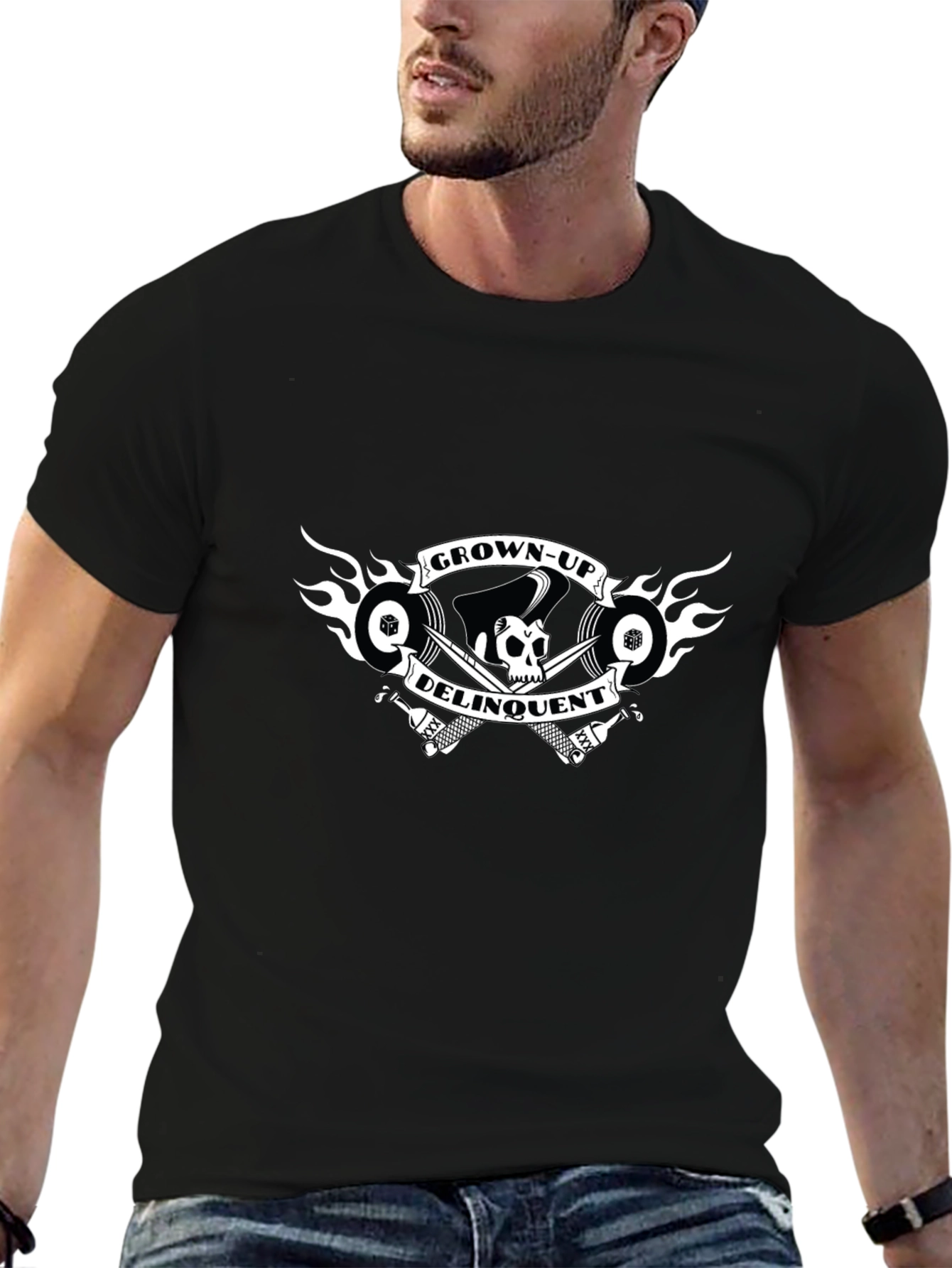 Grown-Up Delinquent Graphic Tee