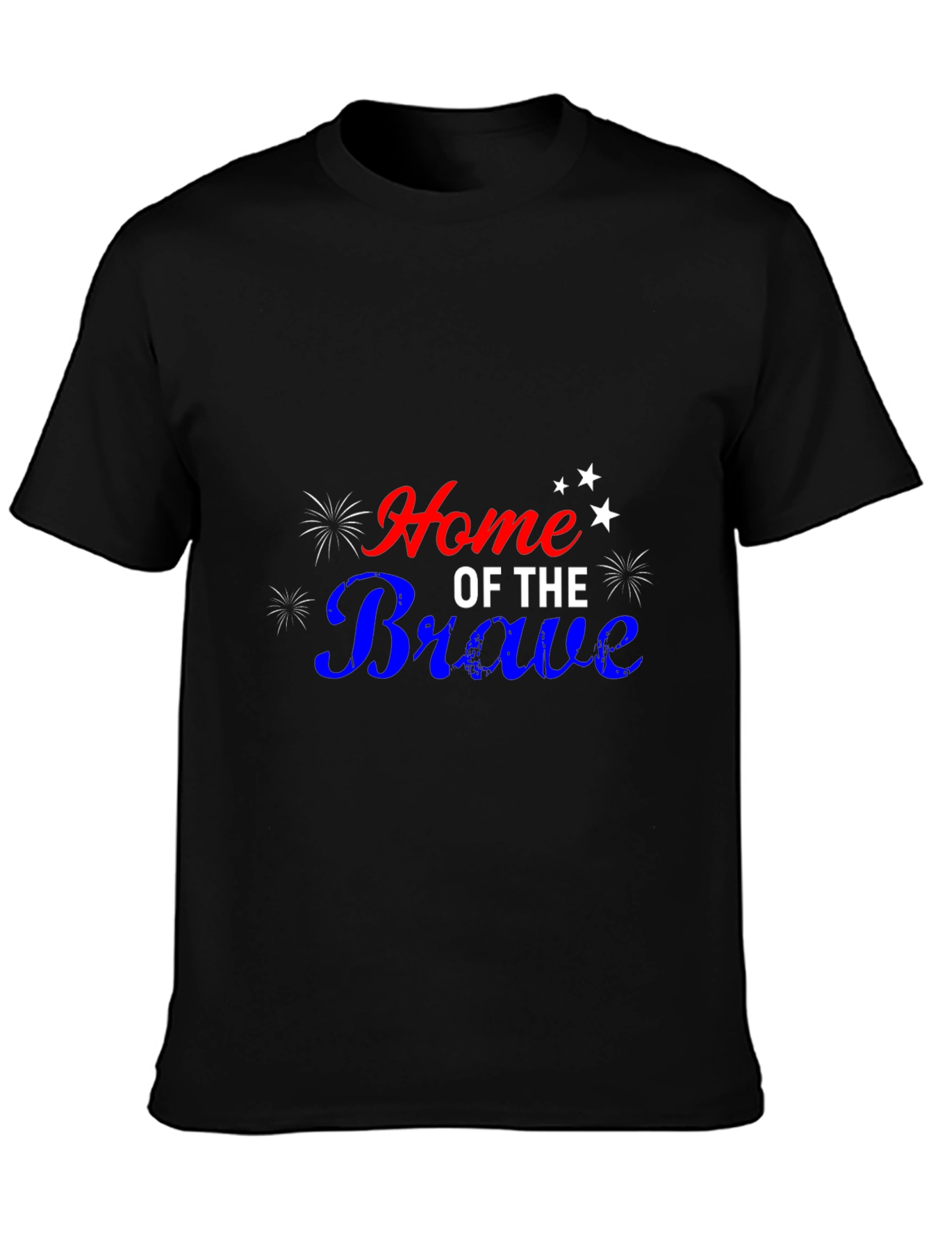 Home of the Brave Graphic Tee - Patriotic T-Shirt