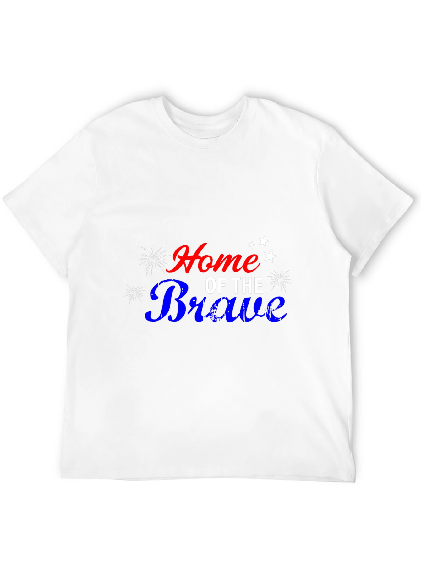 Home of the Brave Graphic Tee - Patriotic T-Shirt